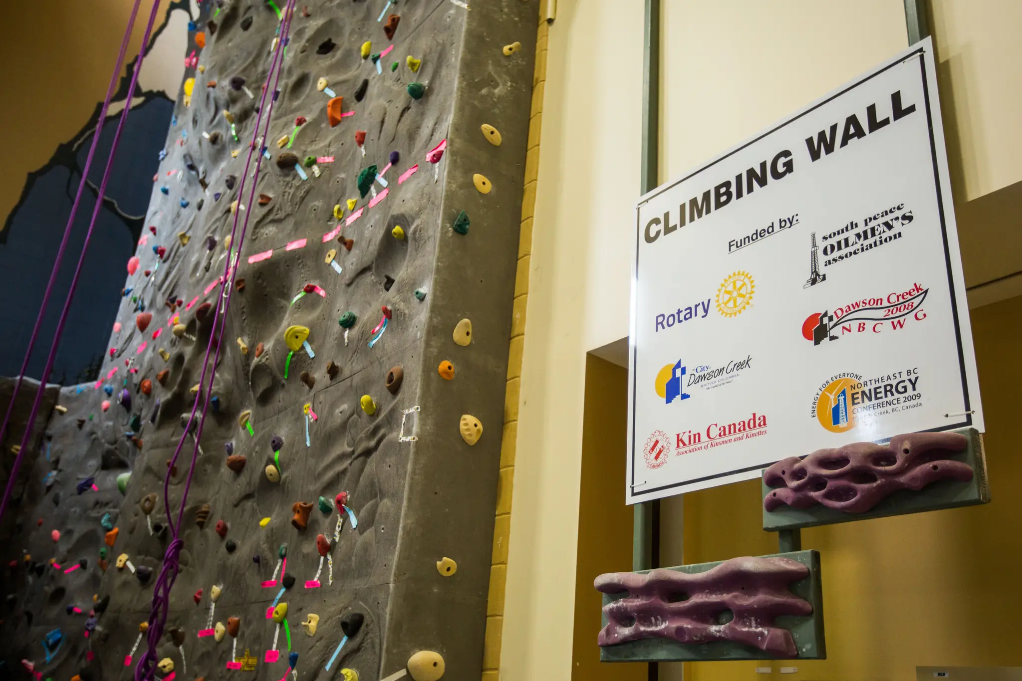 Dawson Creek Climbing Wall