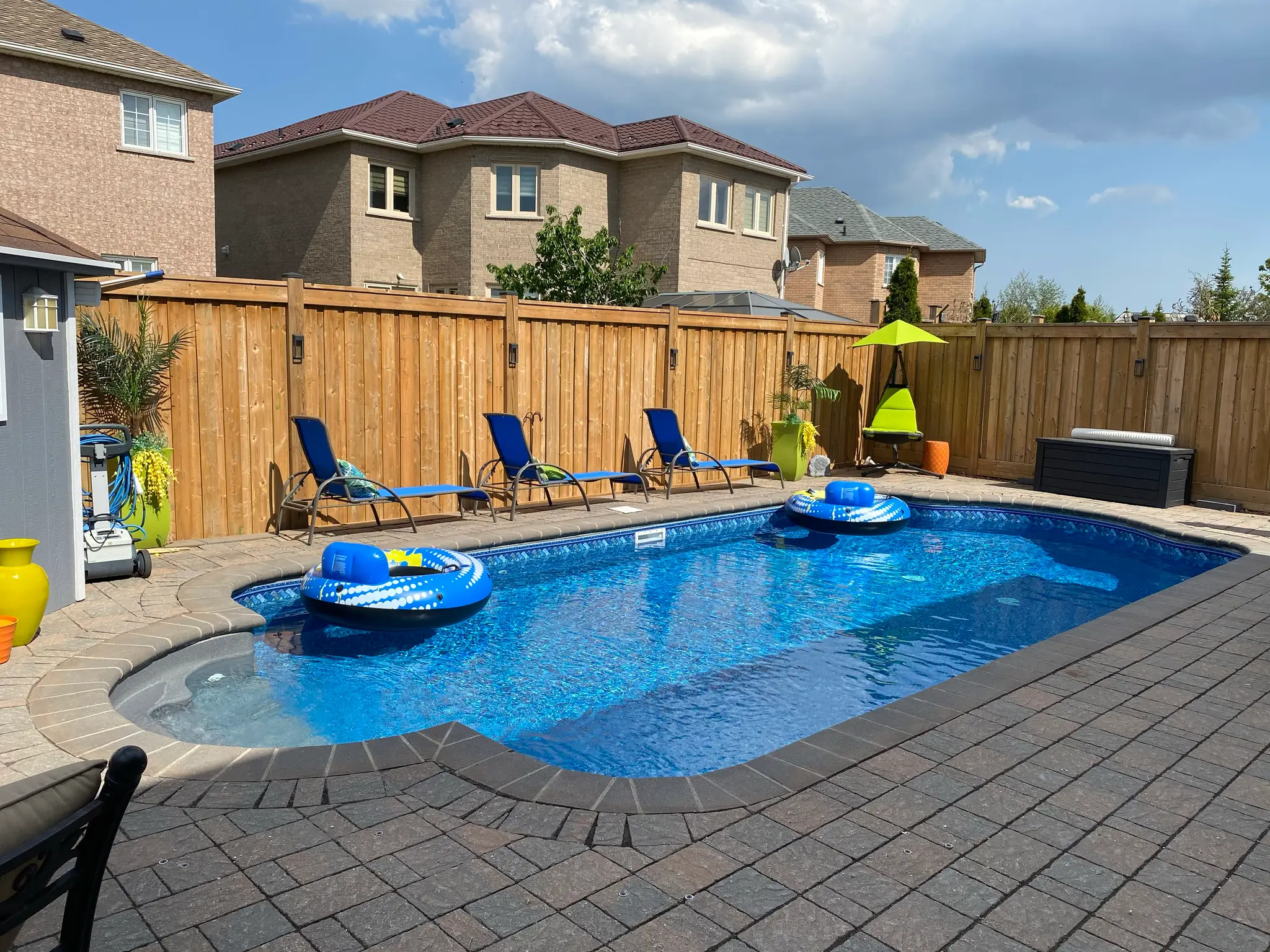 Marcos Backyard Swimming