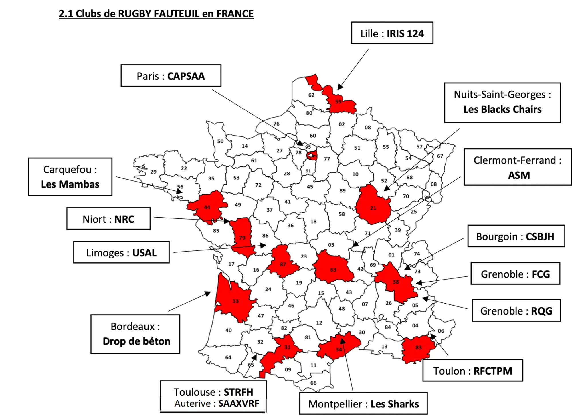 ATLANTIQUE RUGBY FAUTEUIL