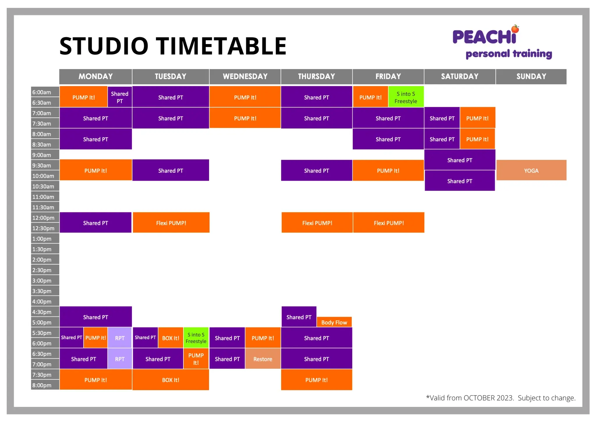 Peachi Personal Training
