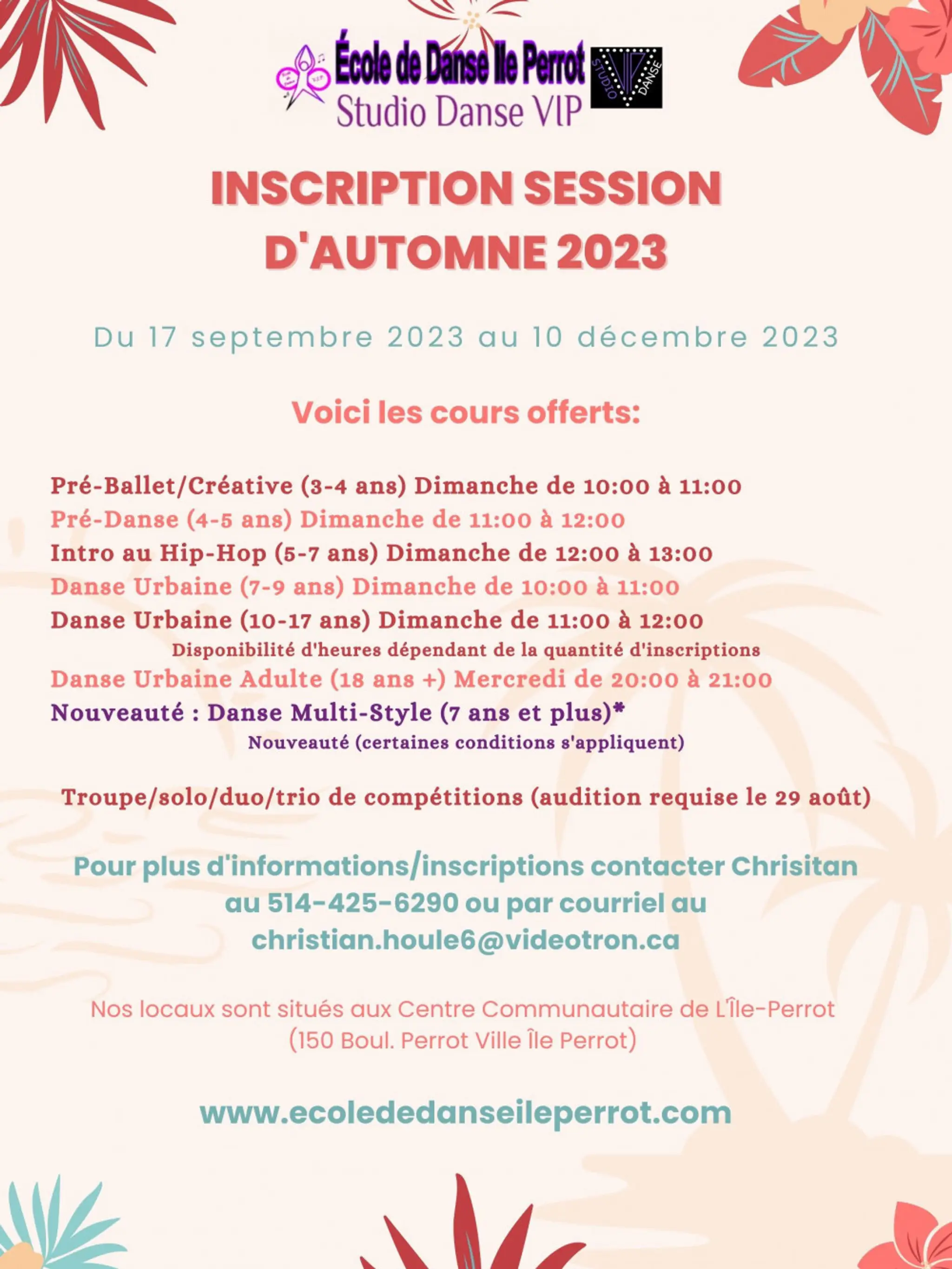 cole de Danse le-Perrot Studio Danse VIP