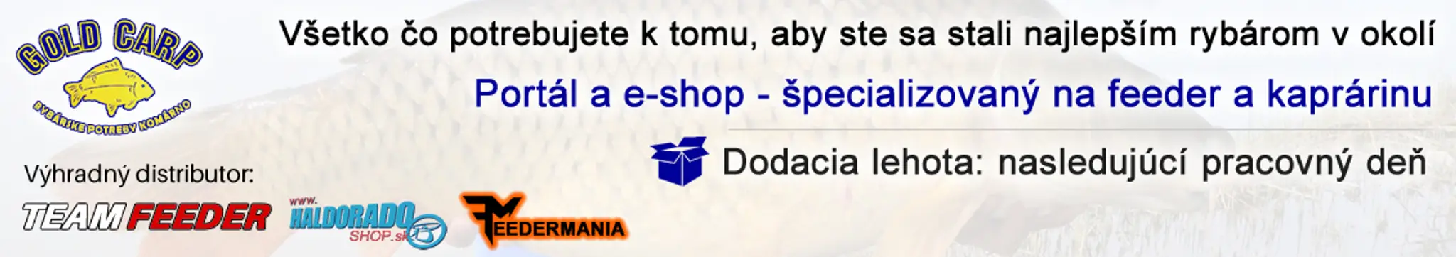 Gold Carp - Rybárske Potreby (Haldorado Shop)