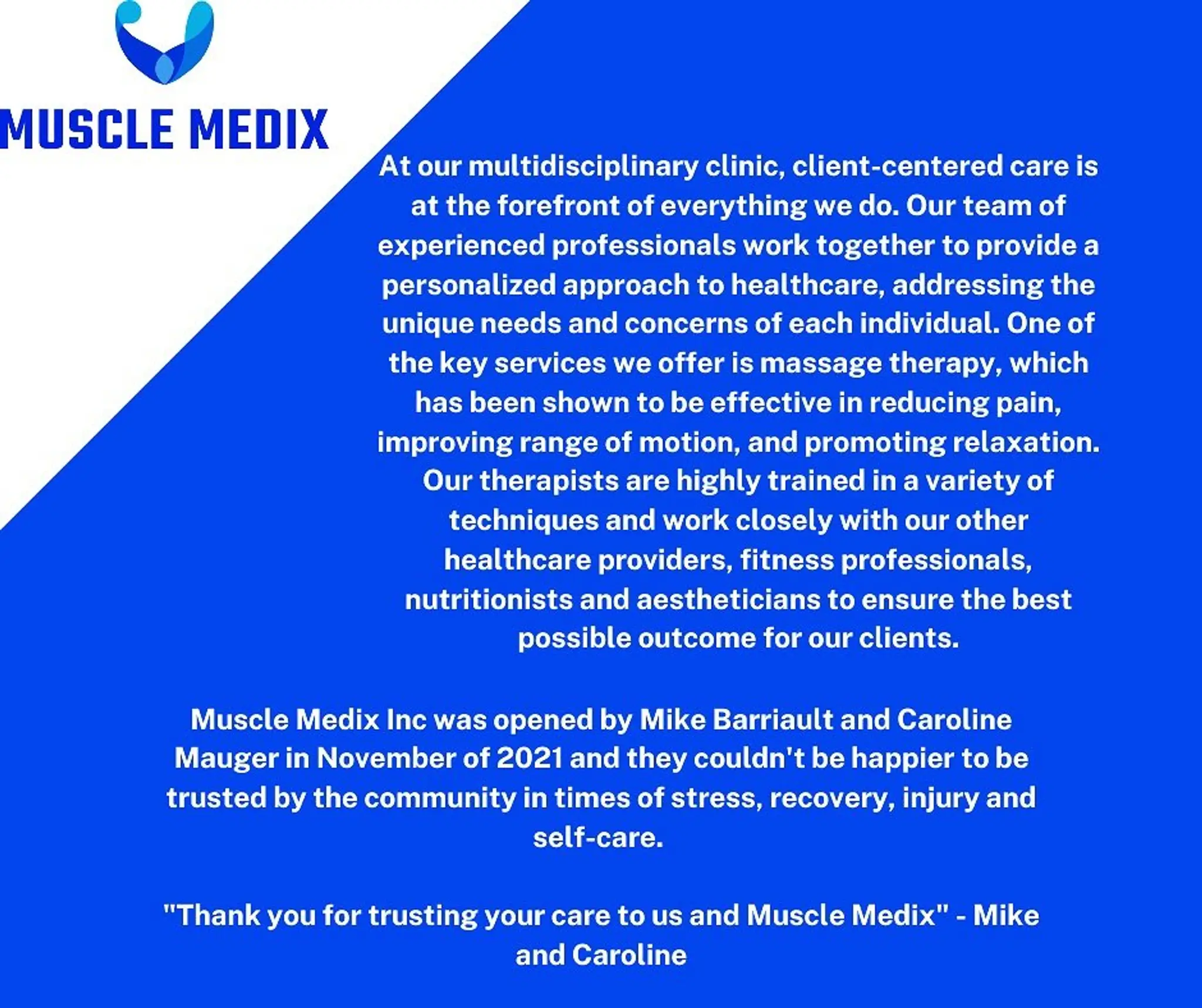 Muscle Medix Massage and Corrective Exercise Center