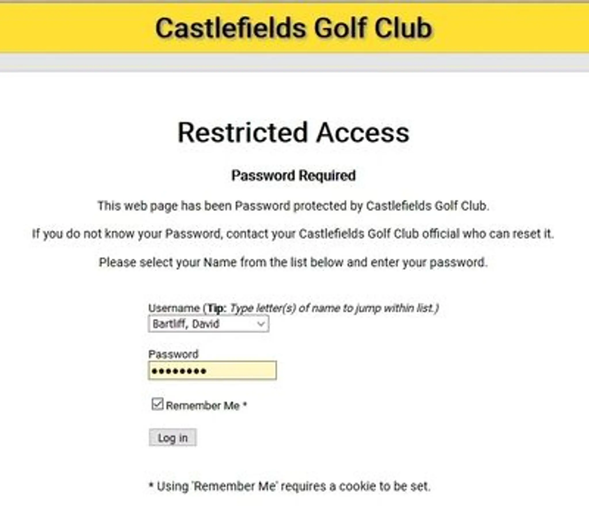 Castlefields Golf Club