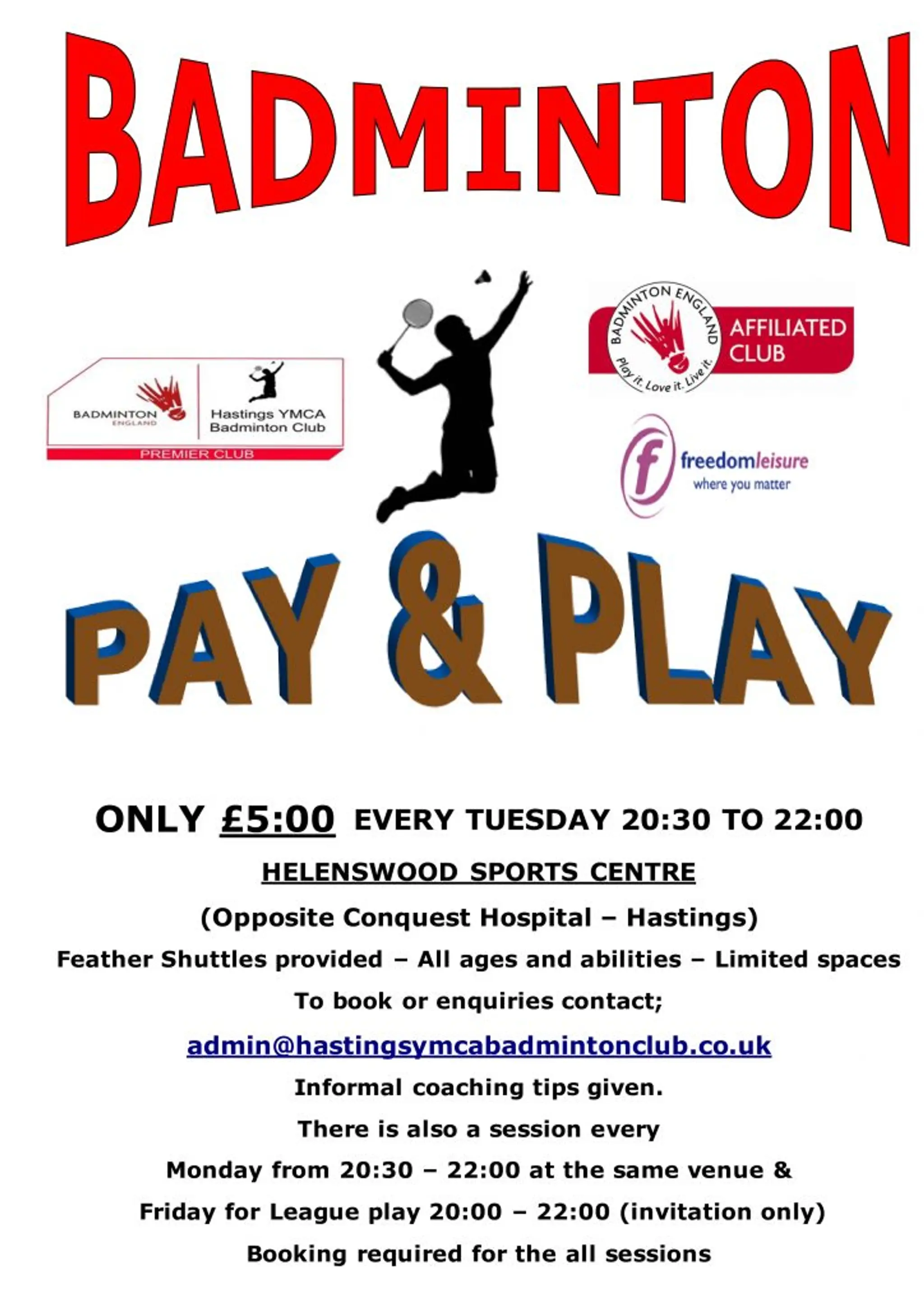 Hastings YMCA Badminton Club