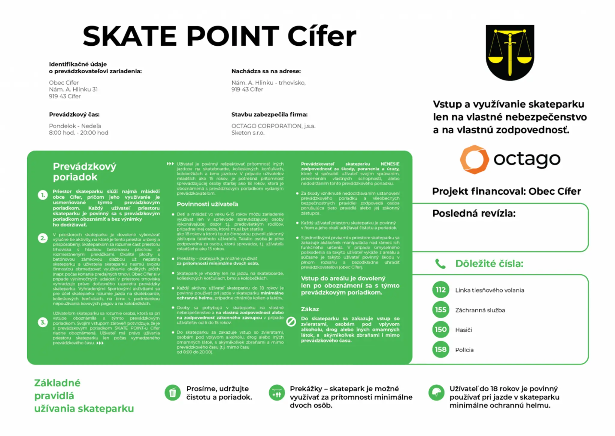 SKATE POINT Cífer