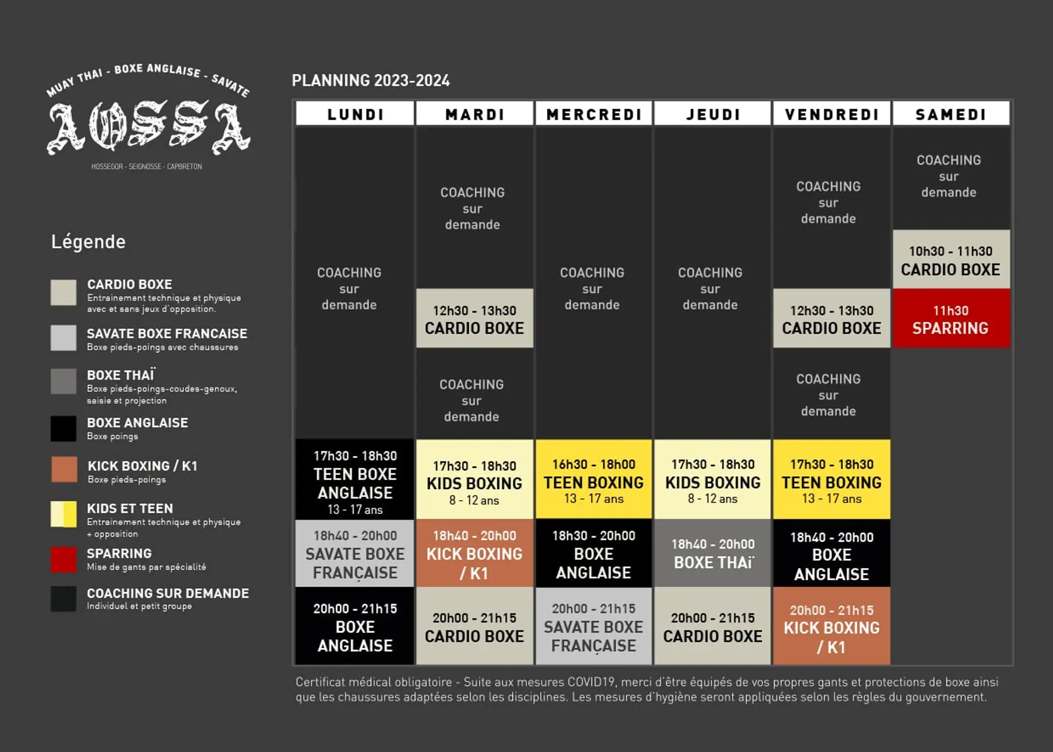 AOSSA boxing et training club