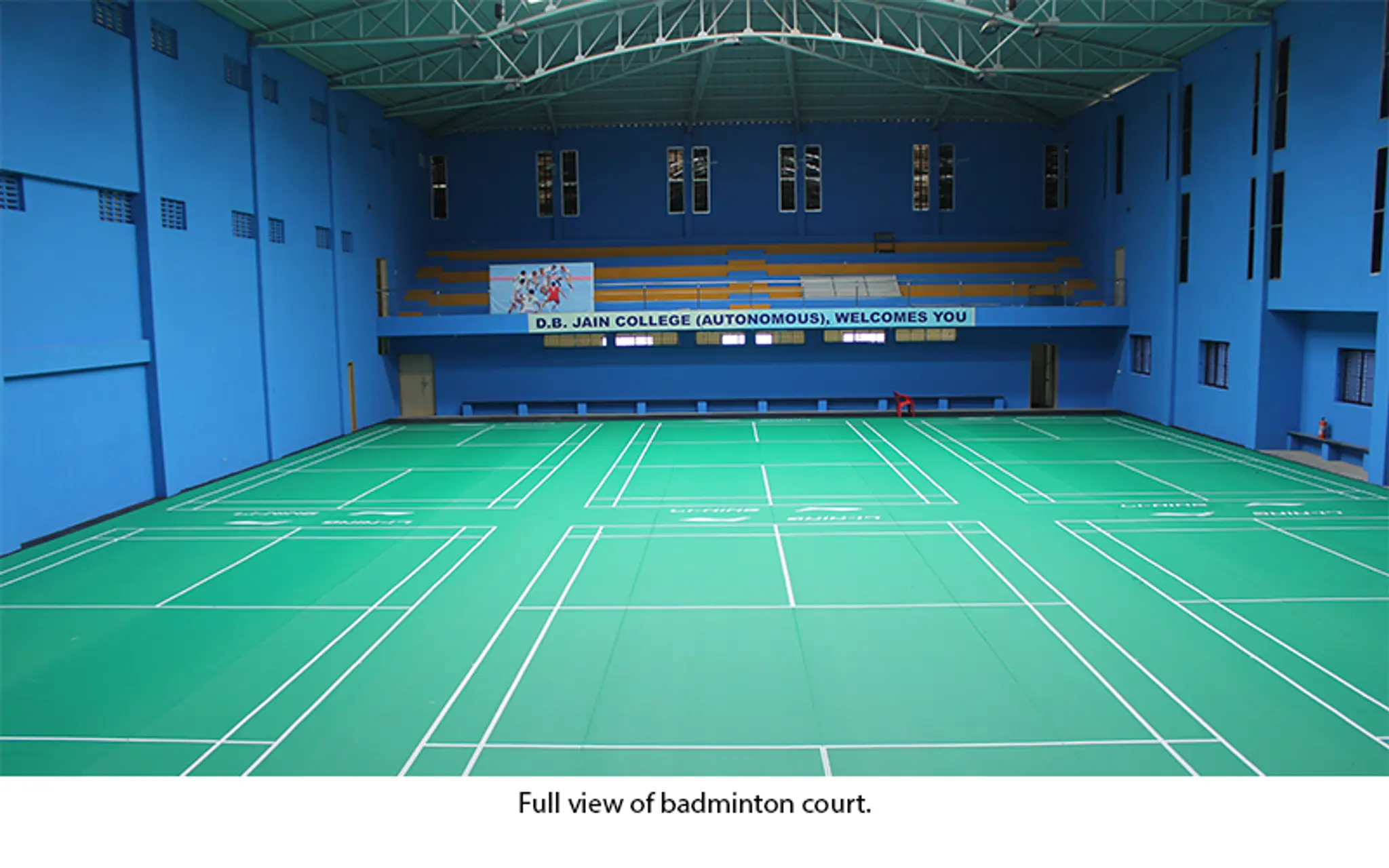 D B Jain College Badminton Court