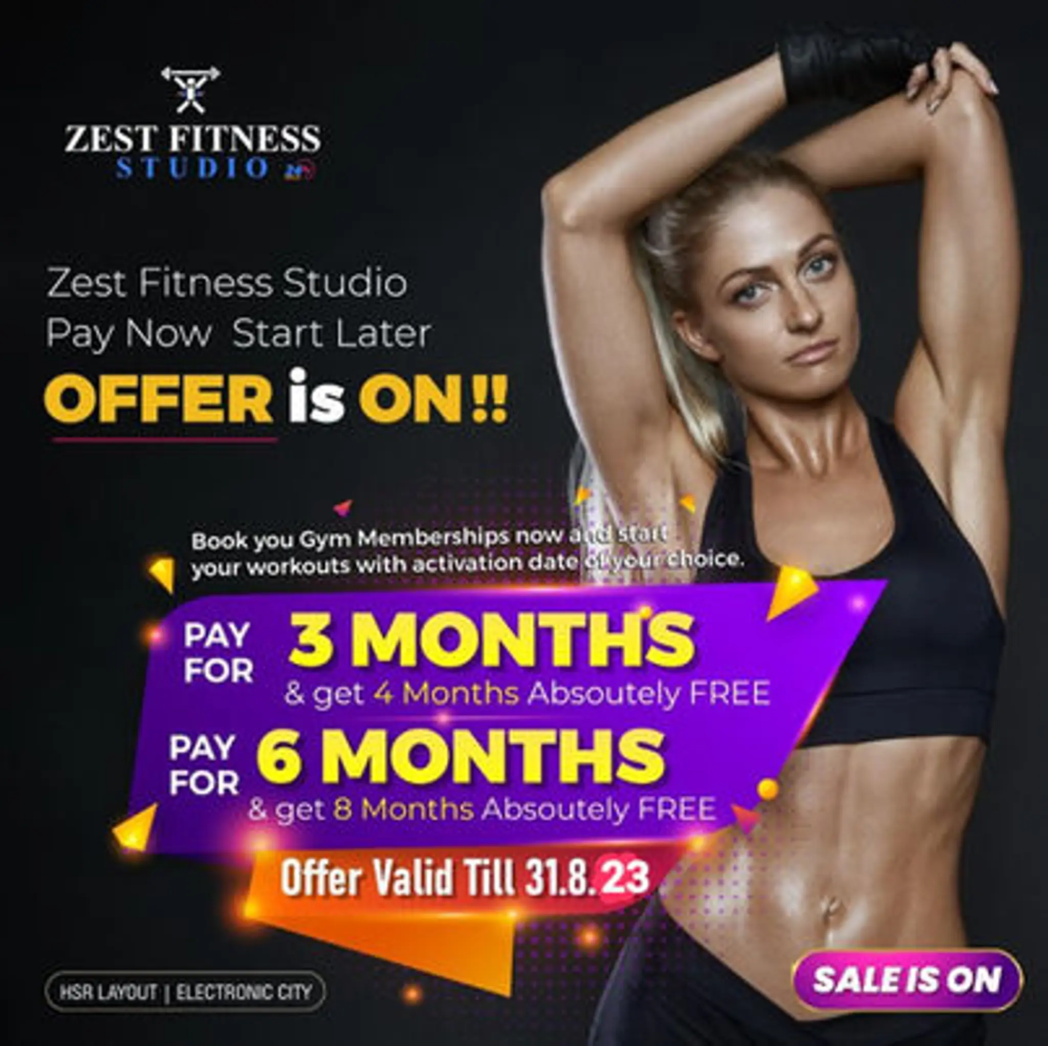 Zest Fitness Studio - Best Gym in Sarjapura, Bangalore