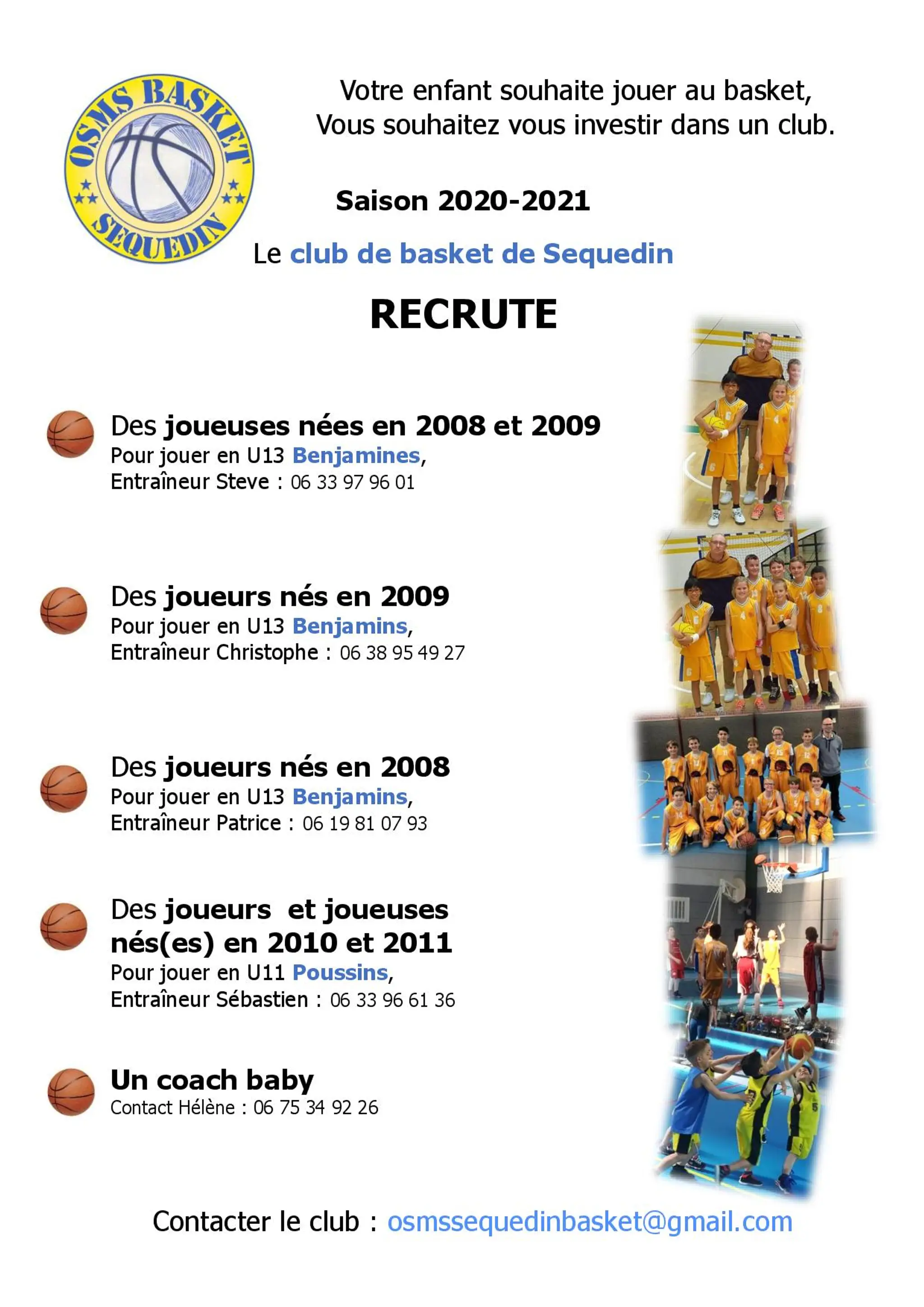 OSM Sequedin - Section Basket