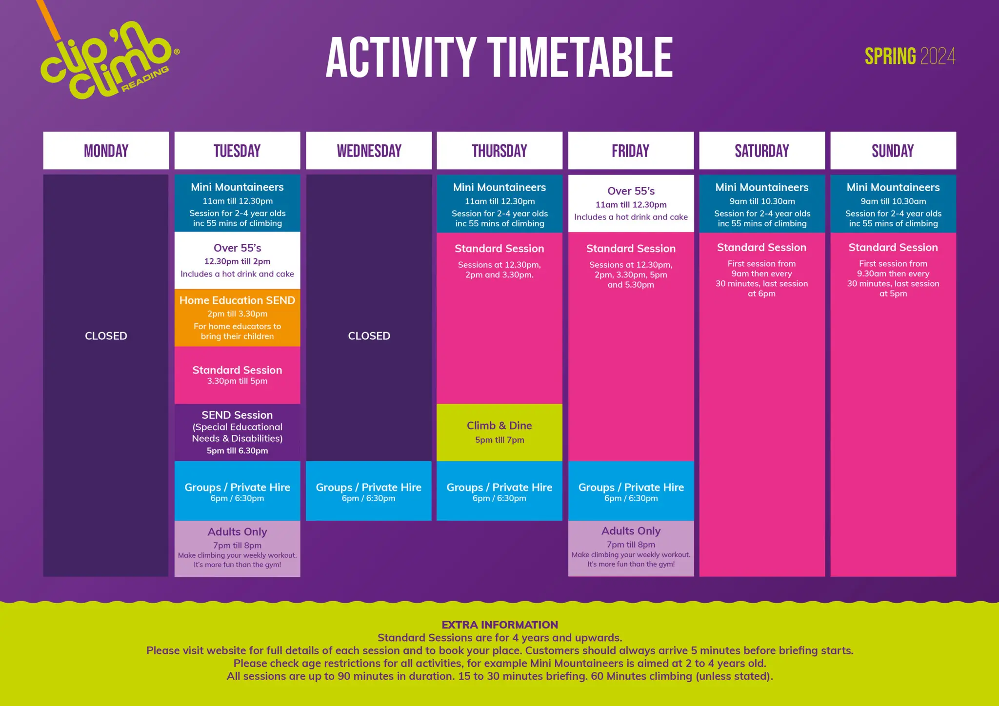 Clip 'n Climb Reading