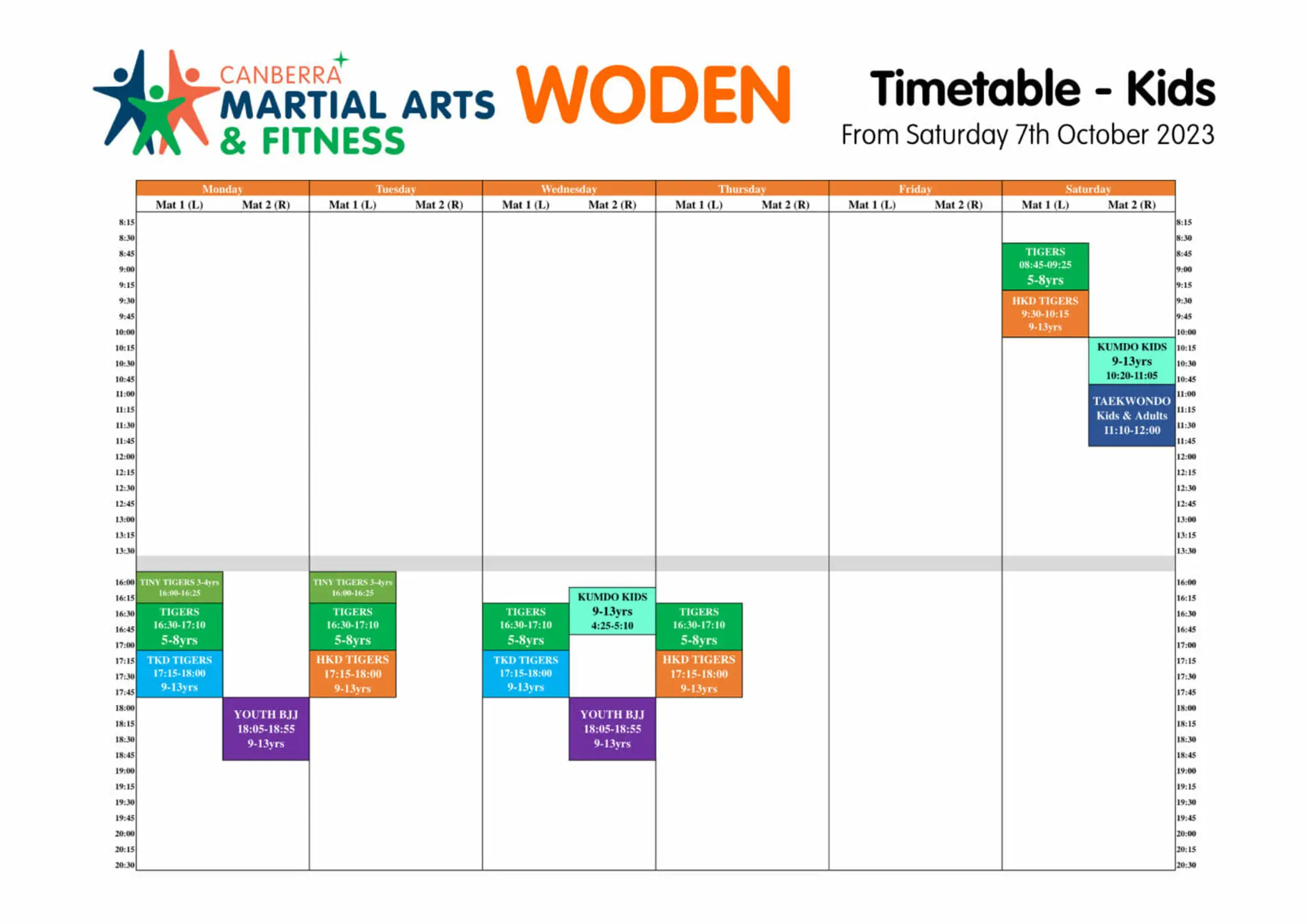 Kids Martial Arts @ Canberra Martial Arts & Fitness