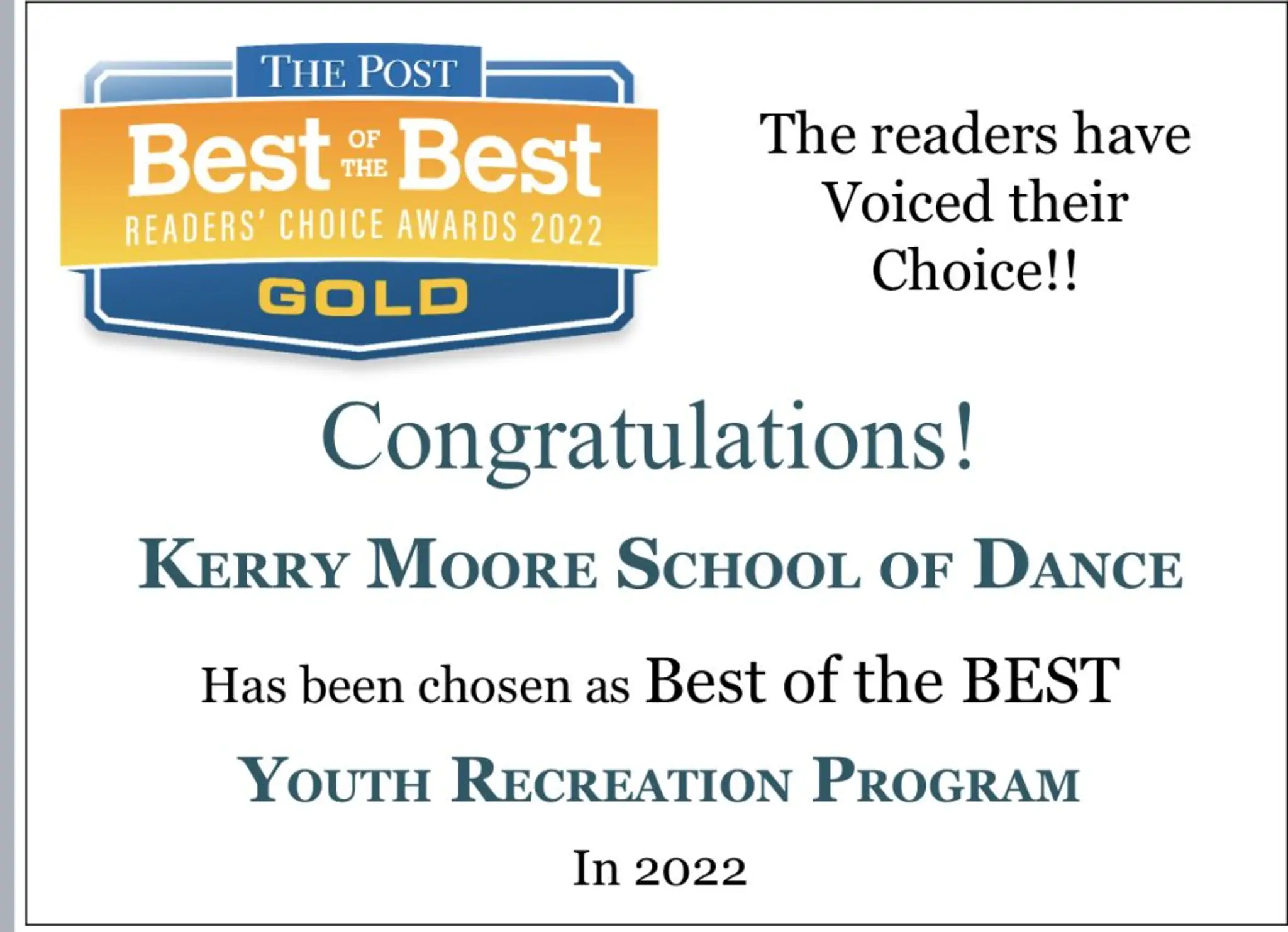 Kerry Moore School of Dance