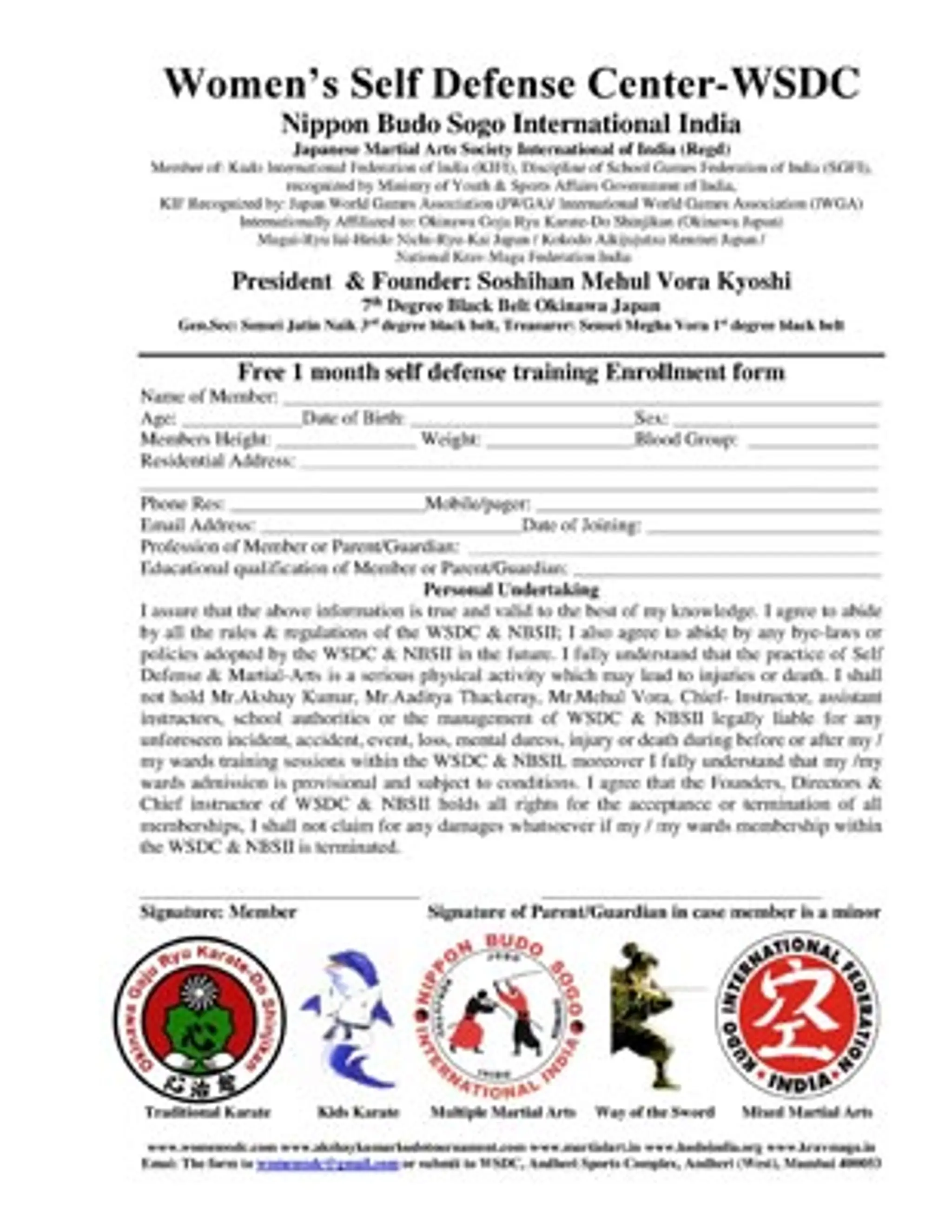 Women's Self Defense Centre