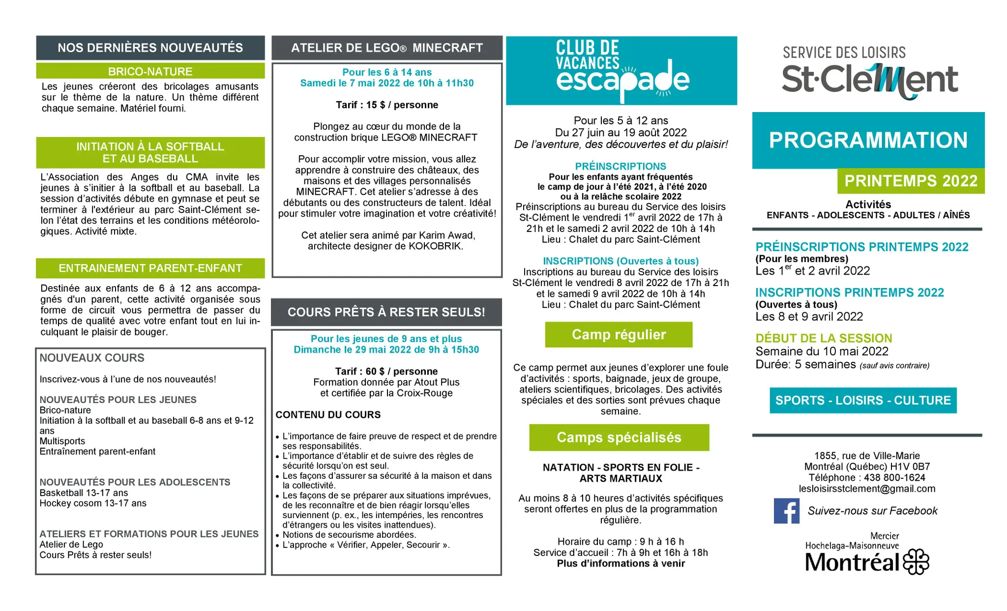 Service des loisirs St-Clment