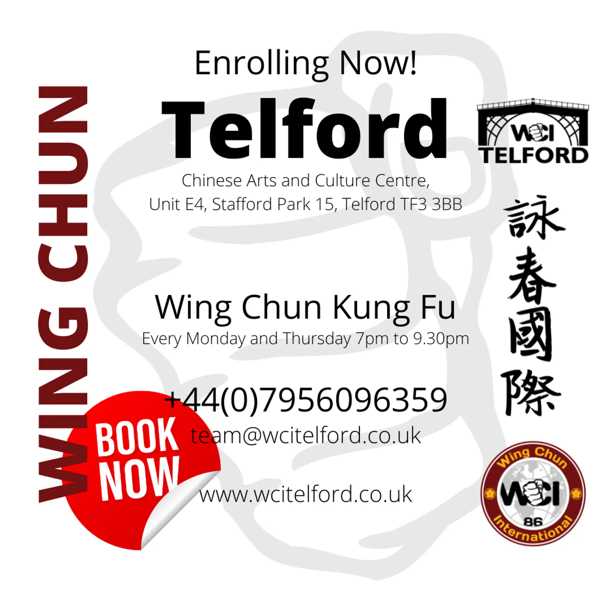 WCI Telford - wing chun, martial arts for self defence