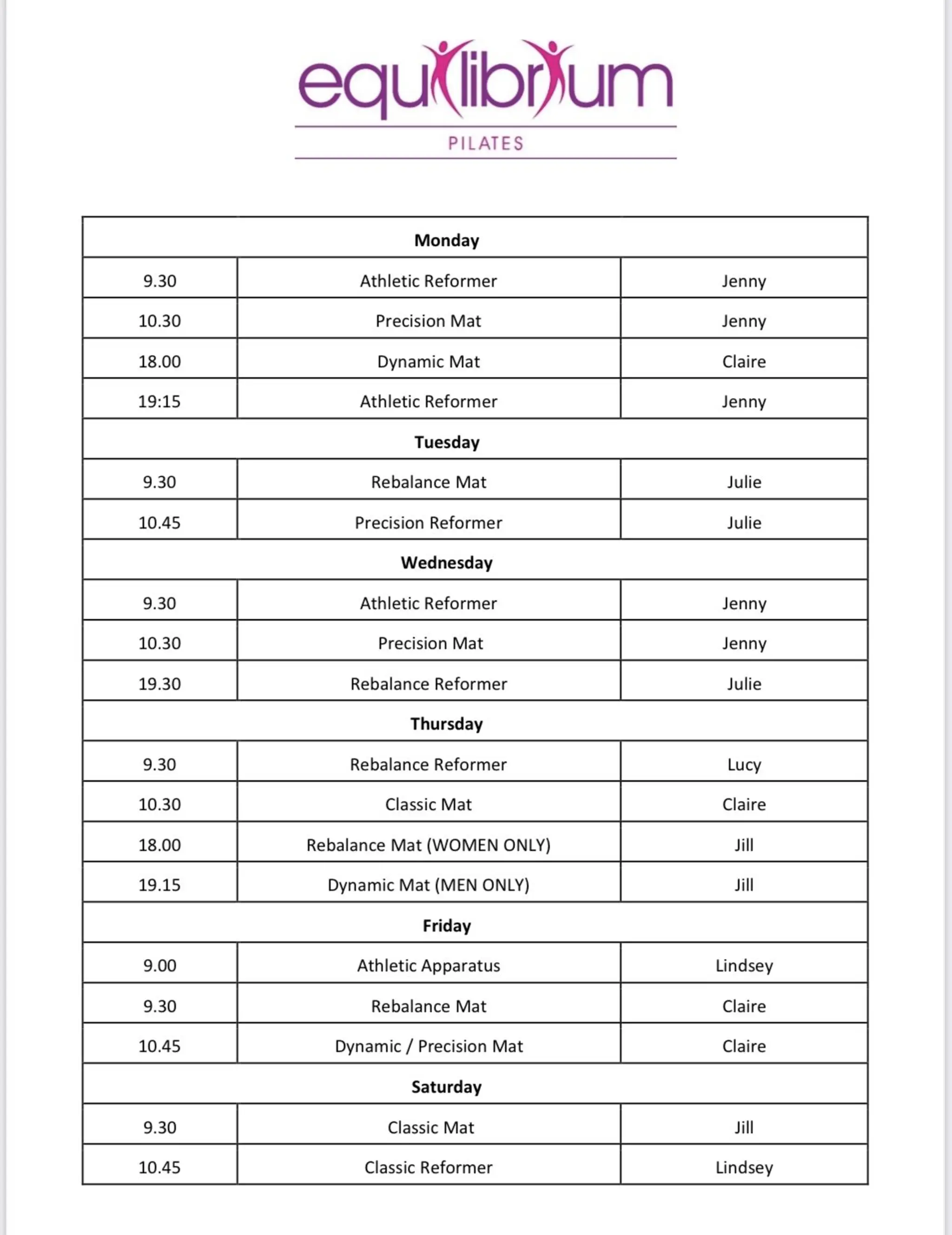 Clinic Equilibrium - Pilates Studio