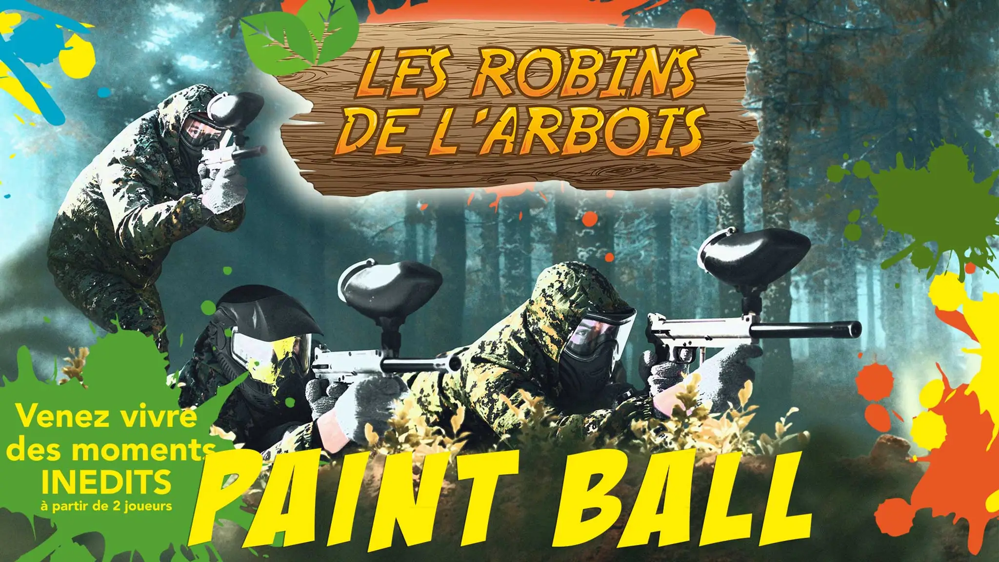 Paintball Plan de Campagne Aix Marseille Les Robins de l'Arbois
