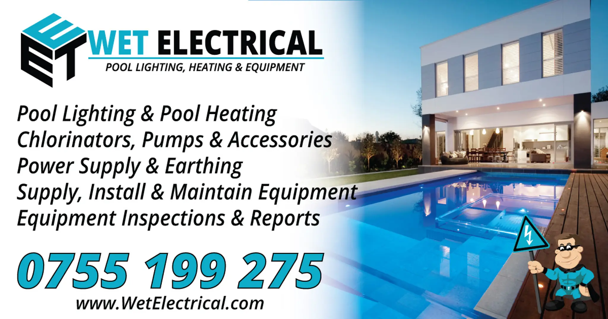 Wet Electrical Pool Lighting Gold Coast