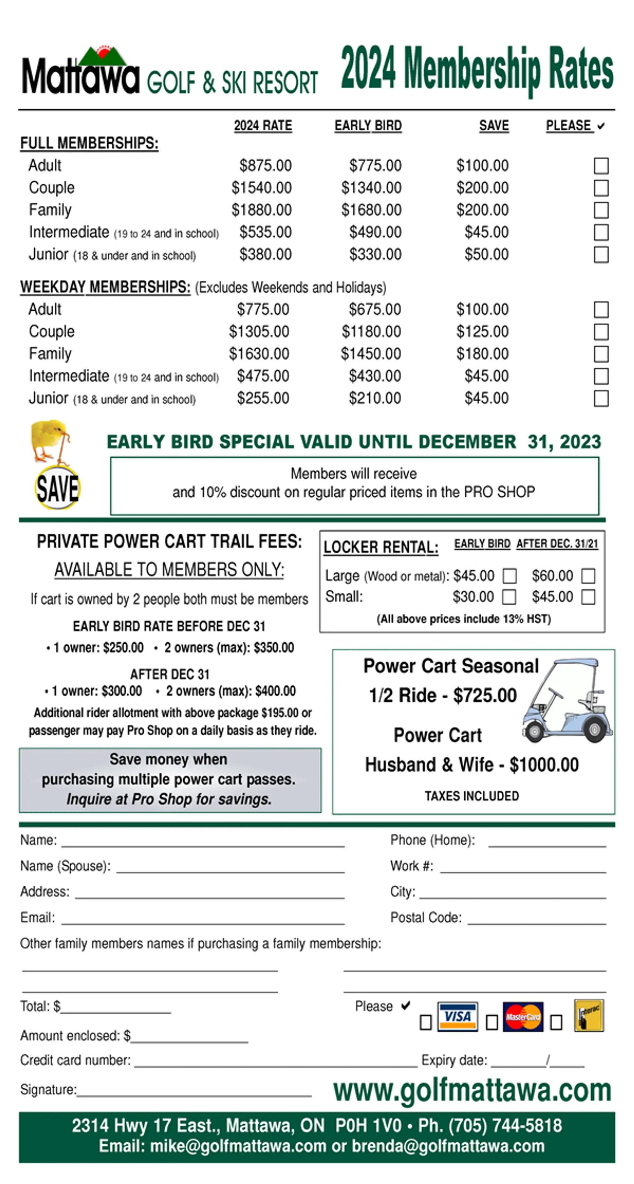 Mattawa Golf & Ski Resort