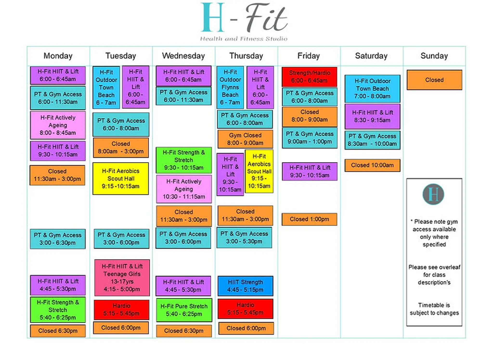 H-Fit Health and Fitness Studio