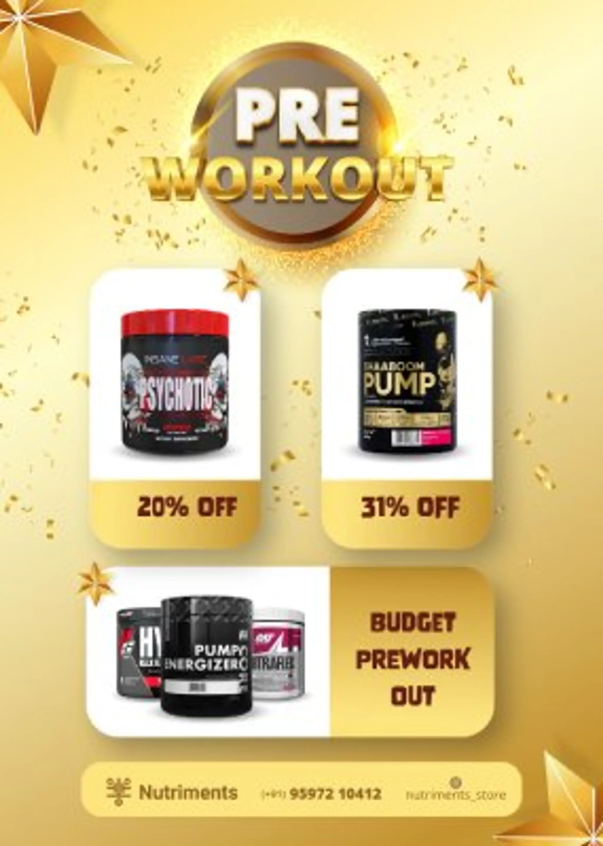Nutriments - Supplement Store: Protein, Creatine & More!