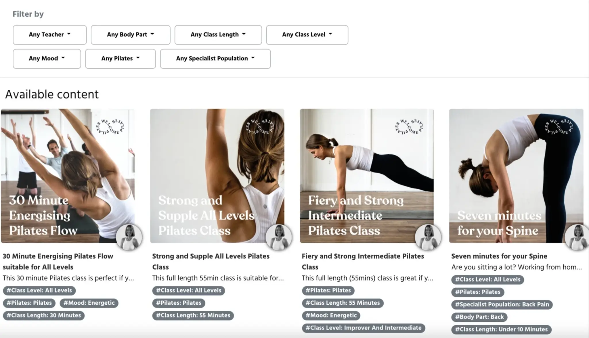 Welcome Pilates