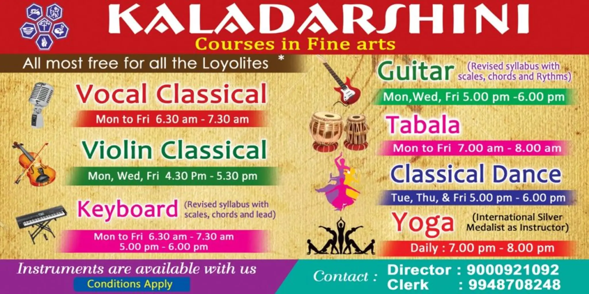 Kaladarshini Courses in Fine Arts