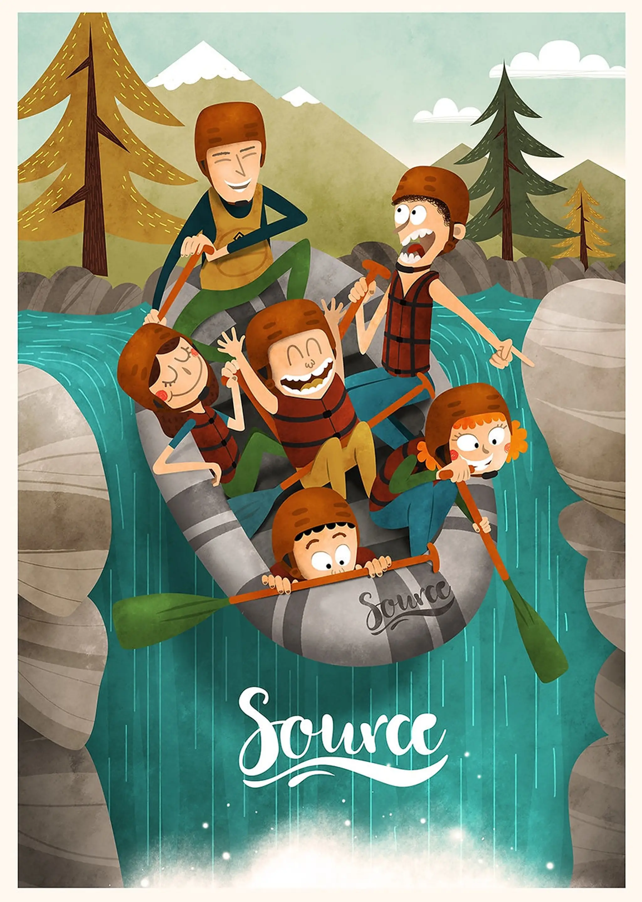 Source Rafting, Rafting en Vallouise sur le Gyr et dans les Hautes-Alpes