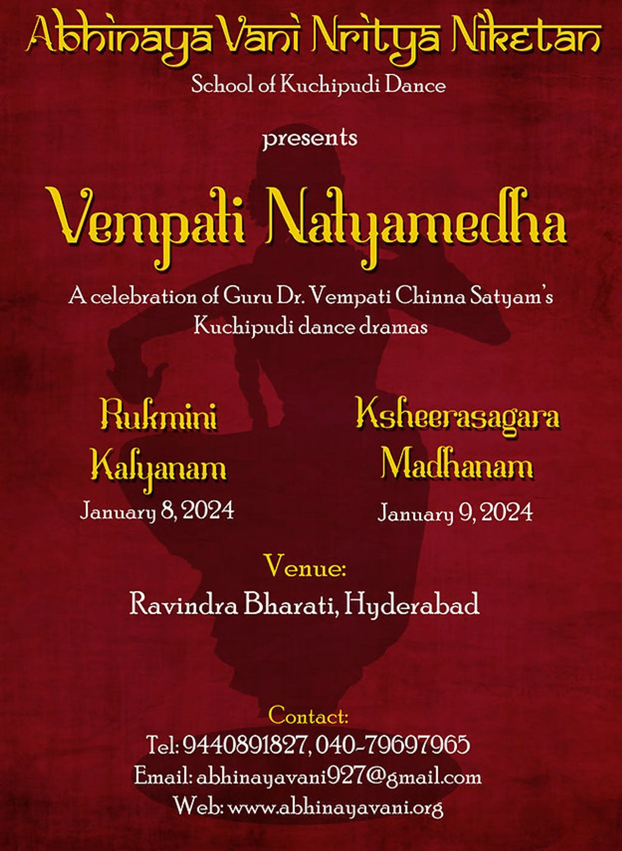 Abhinaya Vani Nritya Niketan - School of Kuchipudi Dance