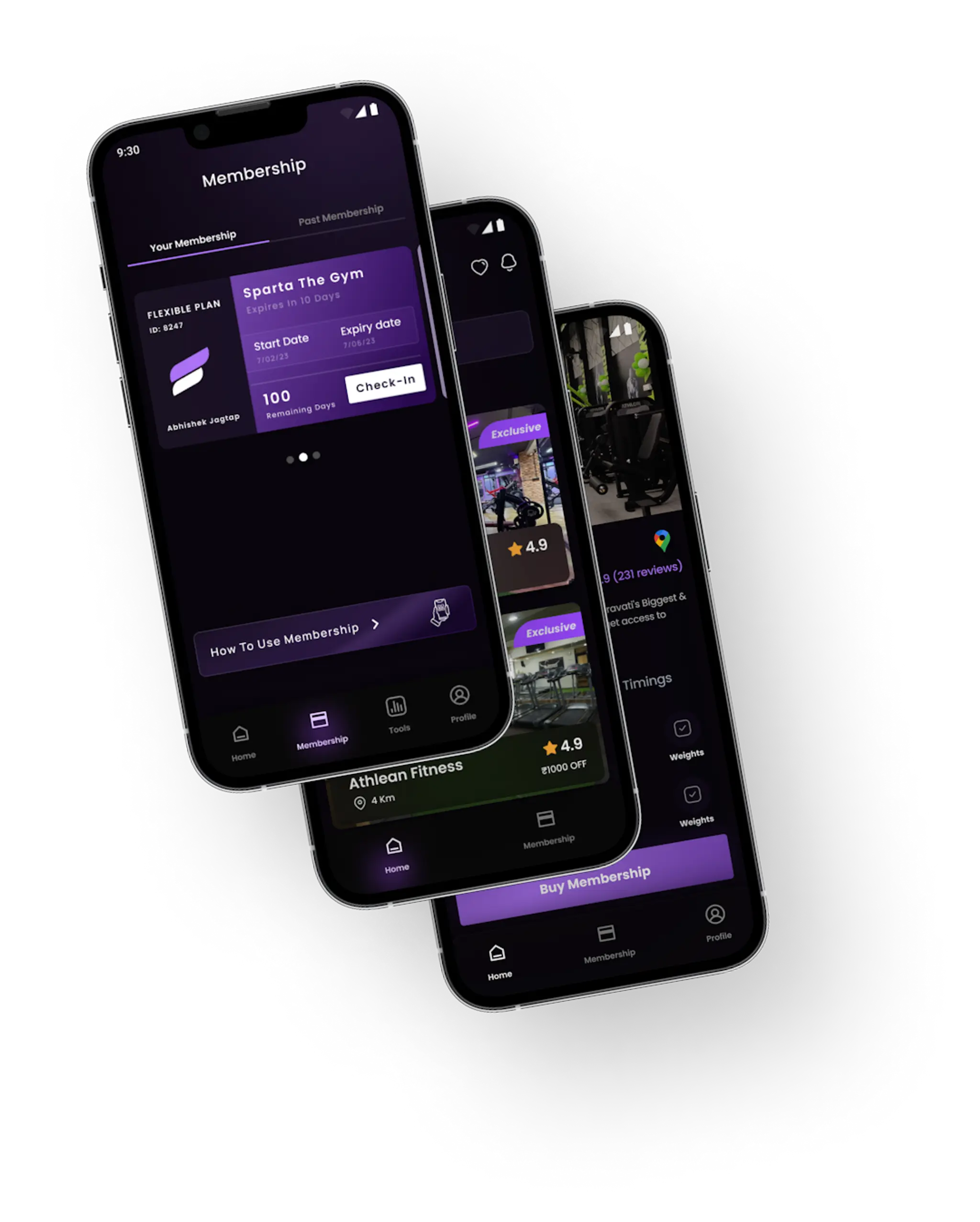 Fitverse Gym memberships app