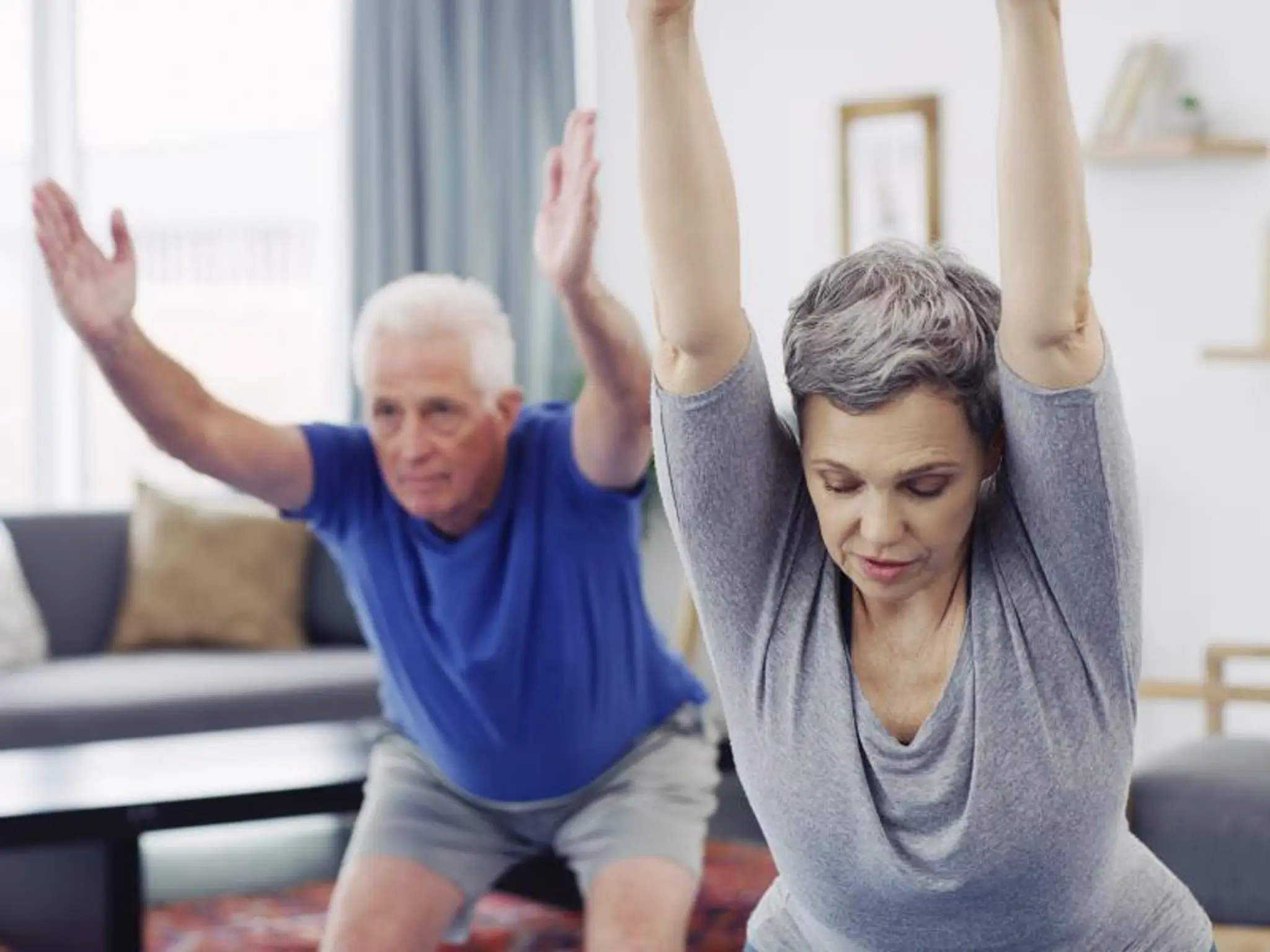 A Seniors Yoga men's & ladies
