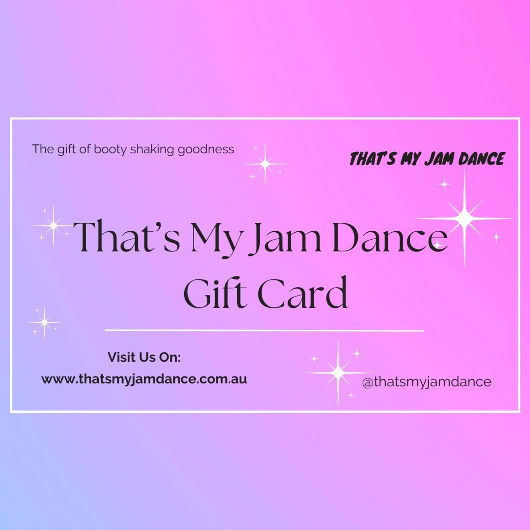 That's My Jam Dance