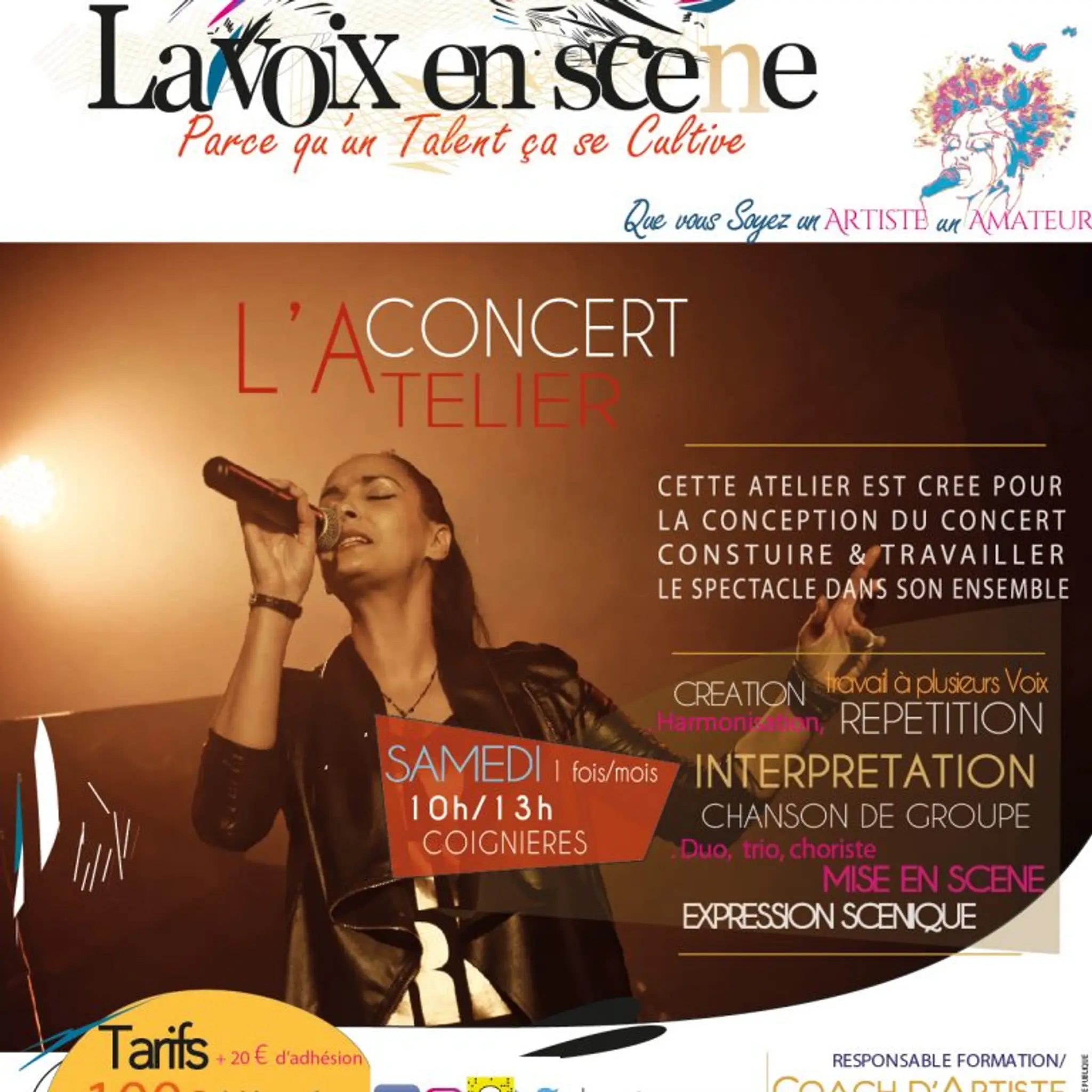 LA VOIX EN SCÈNE - Formation Coaching Vocal, Scène, Studio