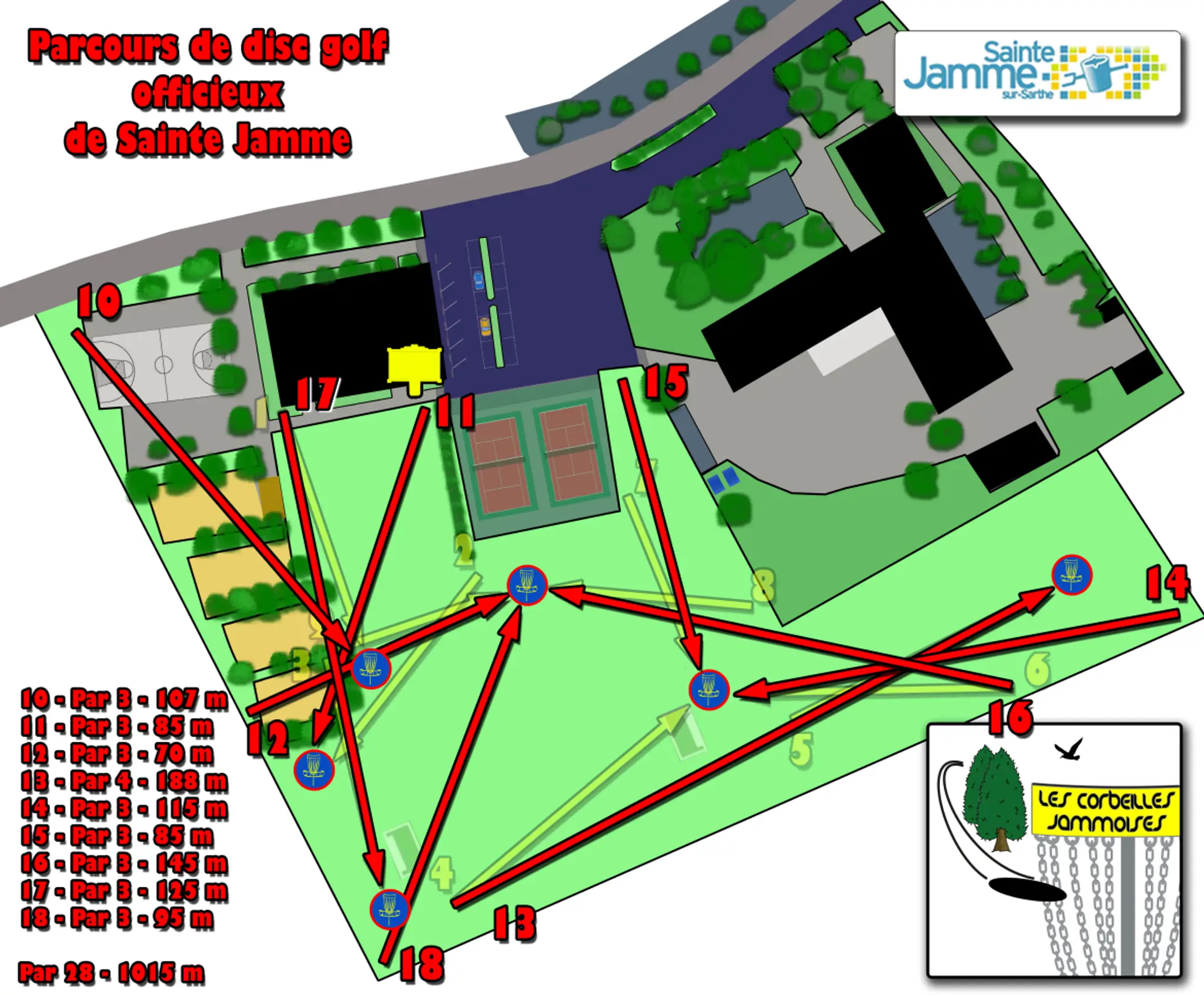 Parcours de disc golf de Saint Christophe