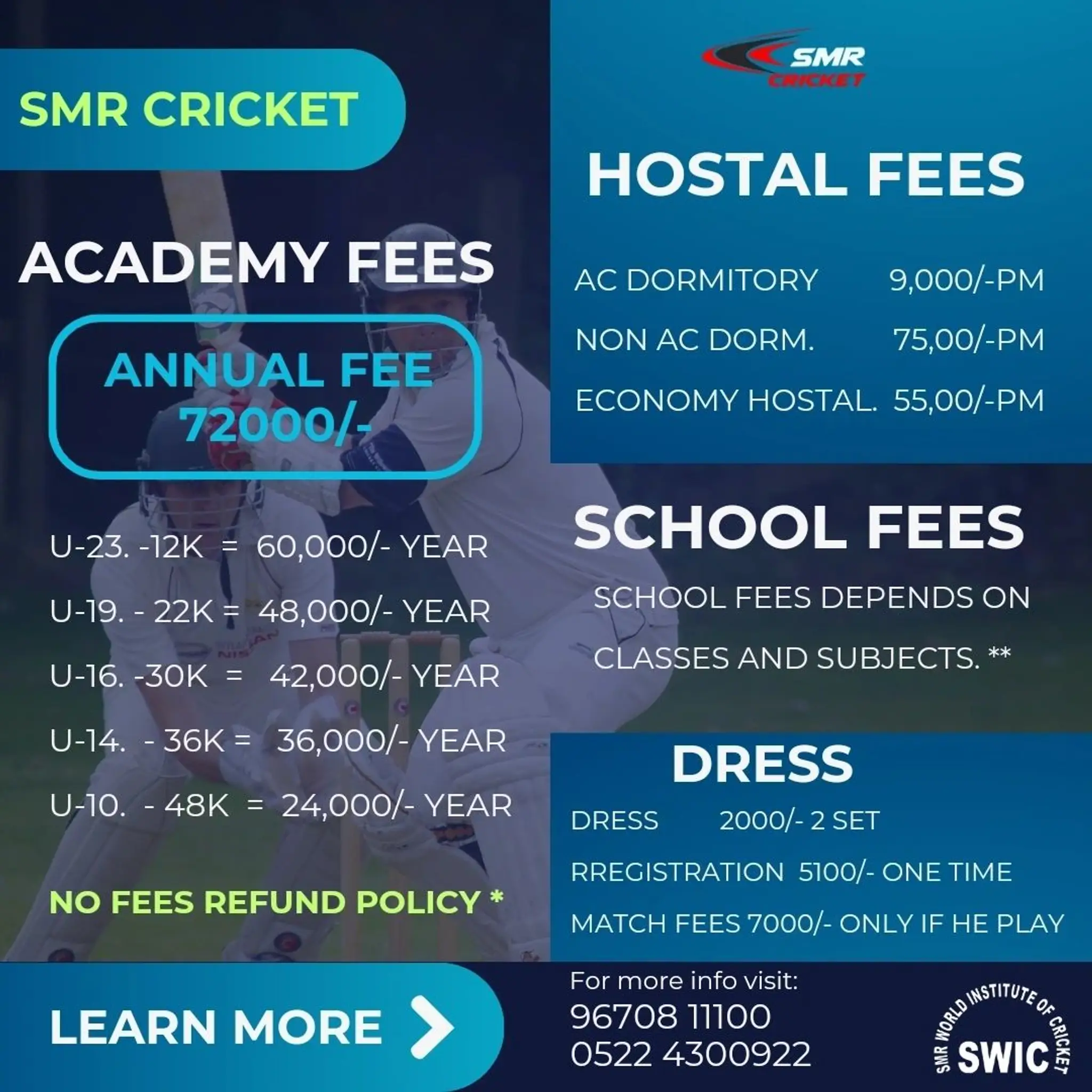 S M R Cricket Academy