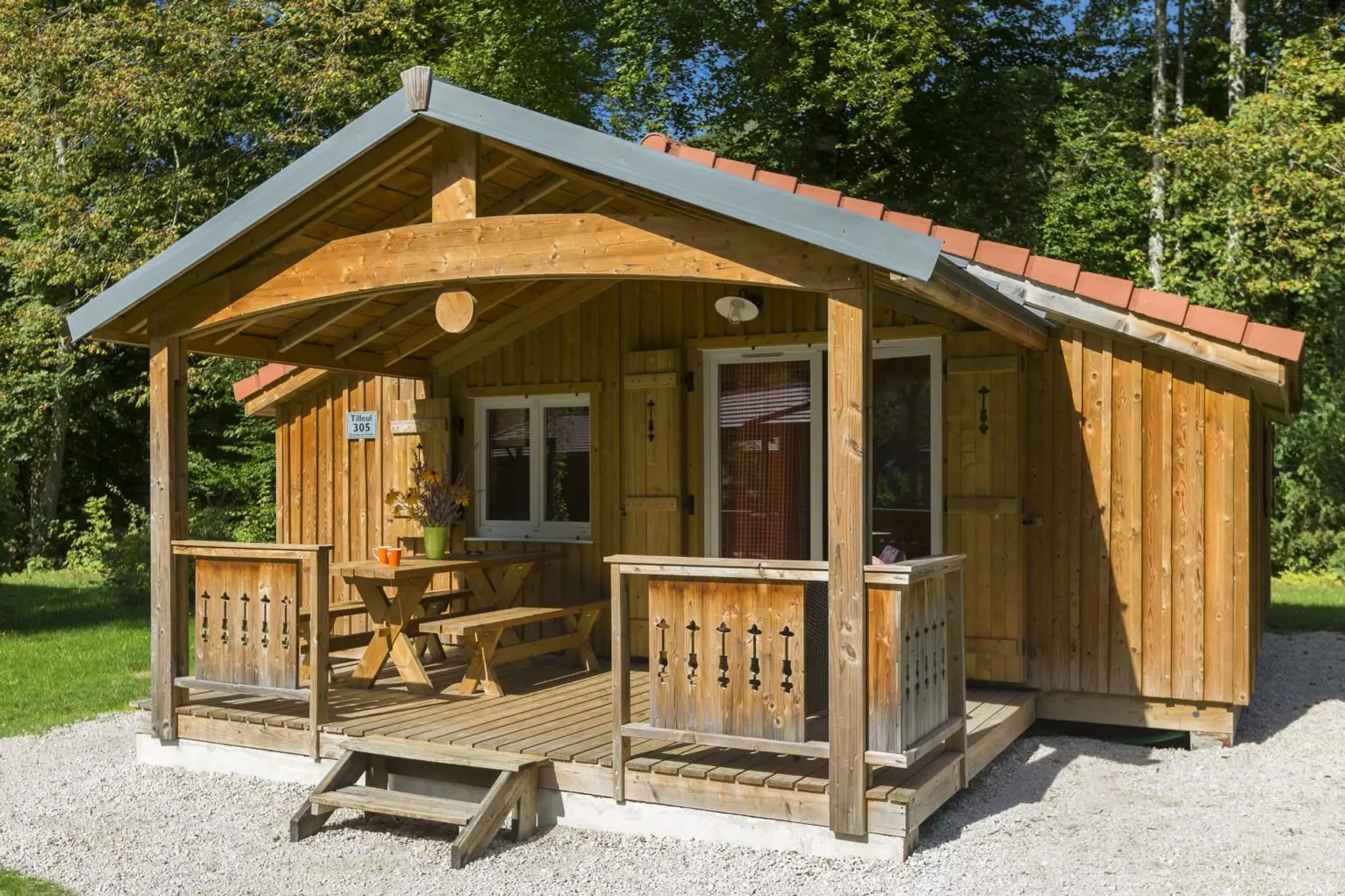 Domaine de Chalain - Location de chalets - Plage