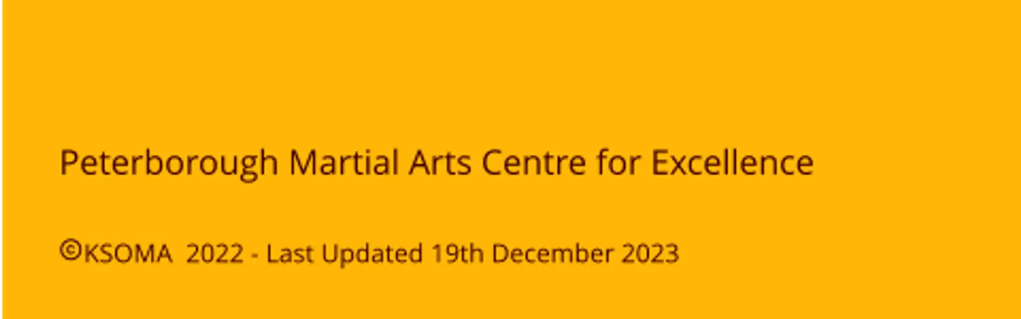 KSOMA - Kings School of Martial Arts