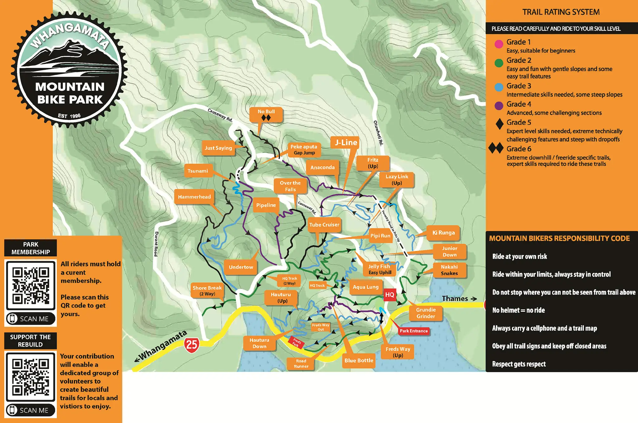 Whangamata Ridges MTB Park