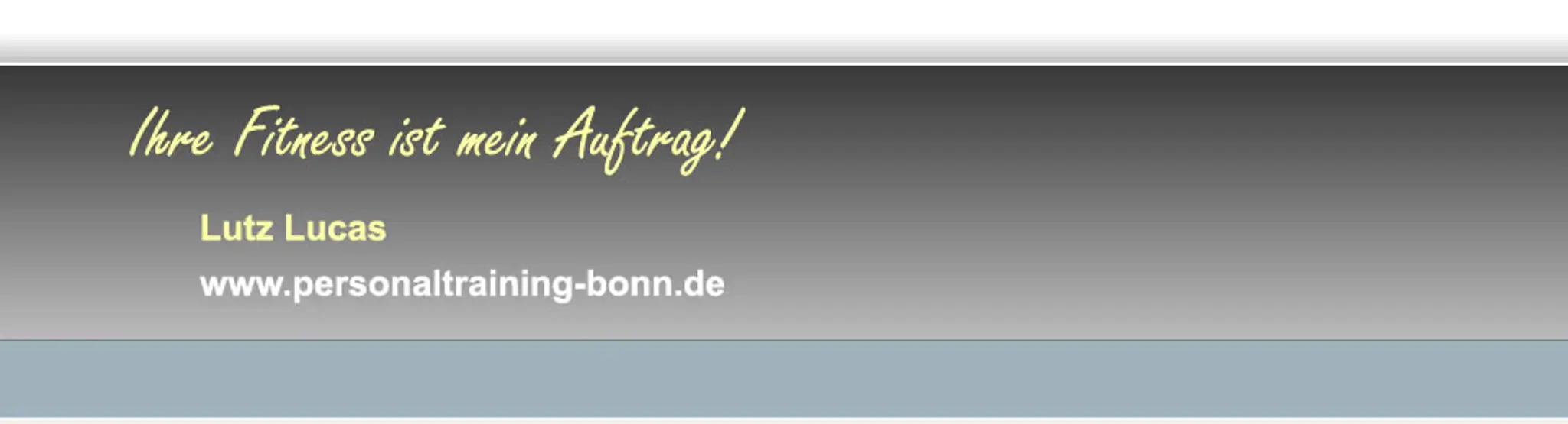 Lutz Lucas - Personal Trainer in Bonn