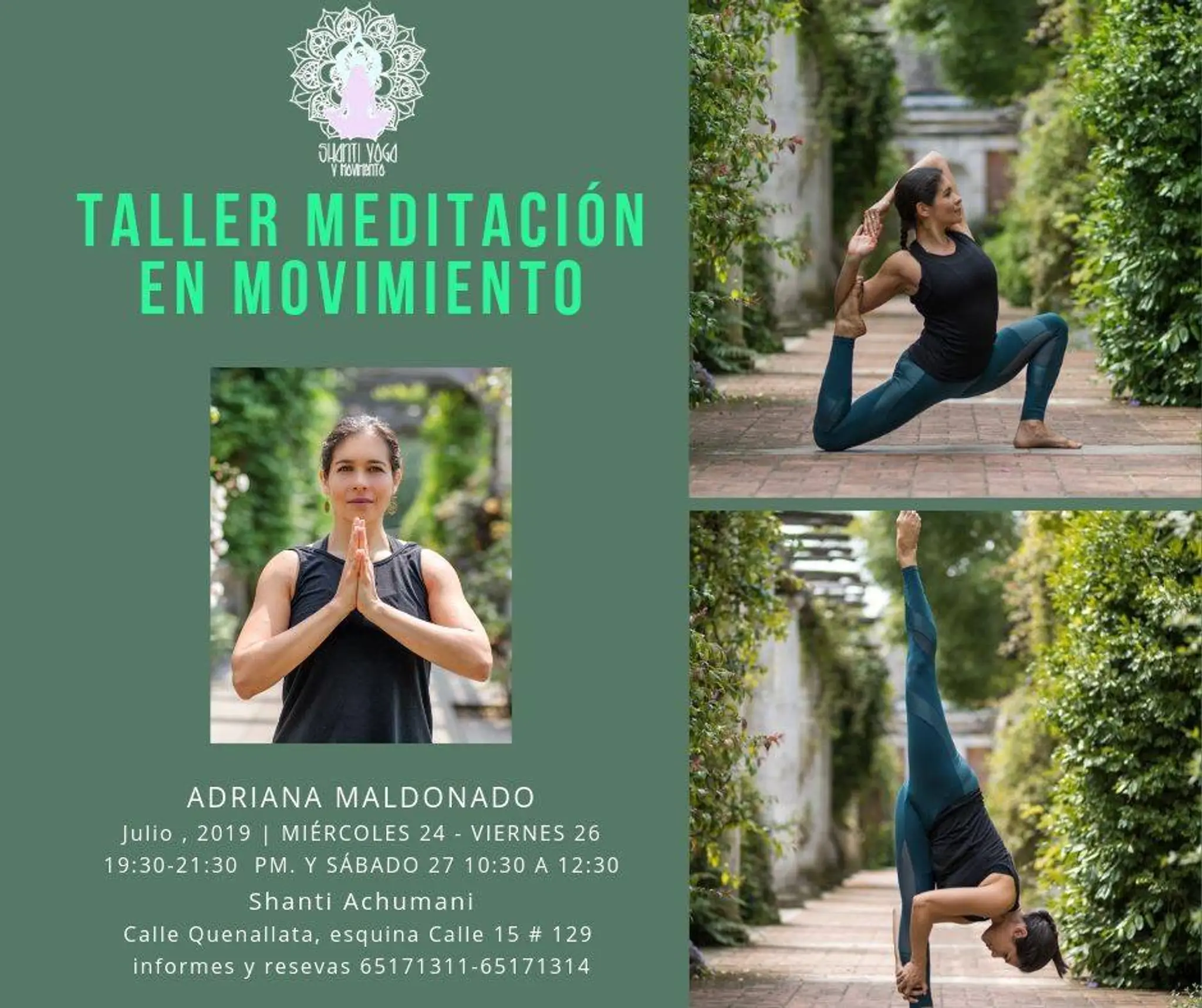 Yoga with Adriana (One to one Vinsaya/Hatha Yoga)