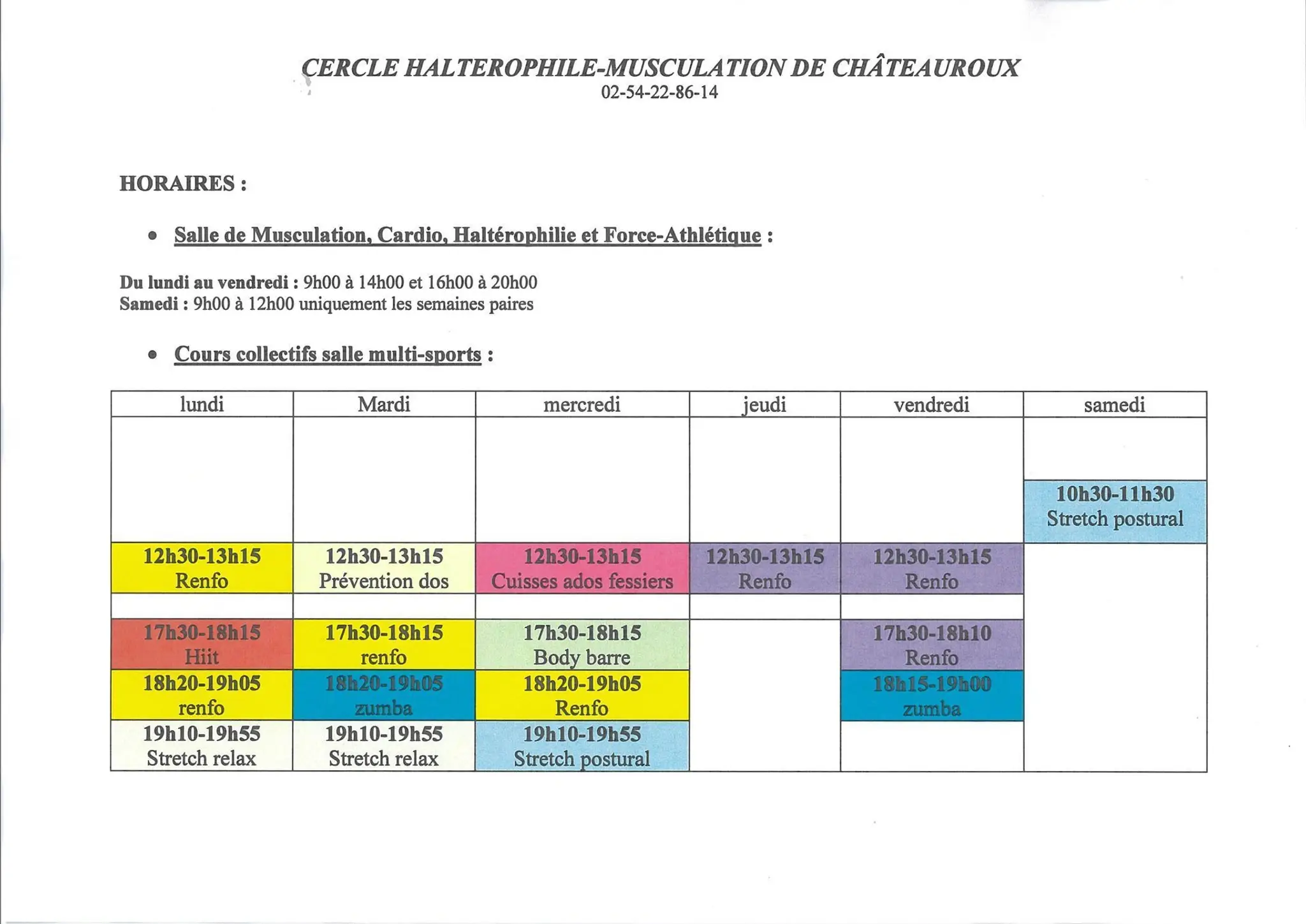 Circle Haltérophile Musculation