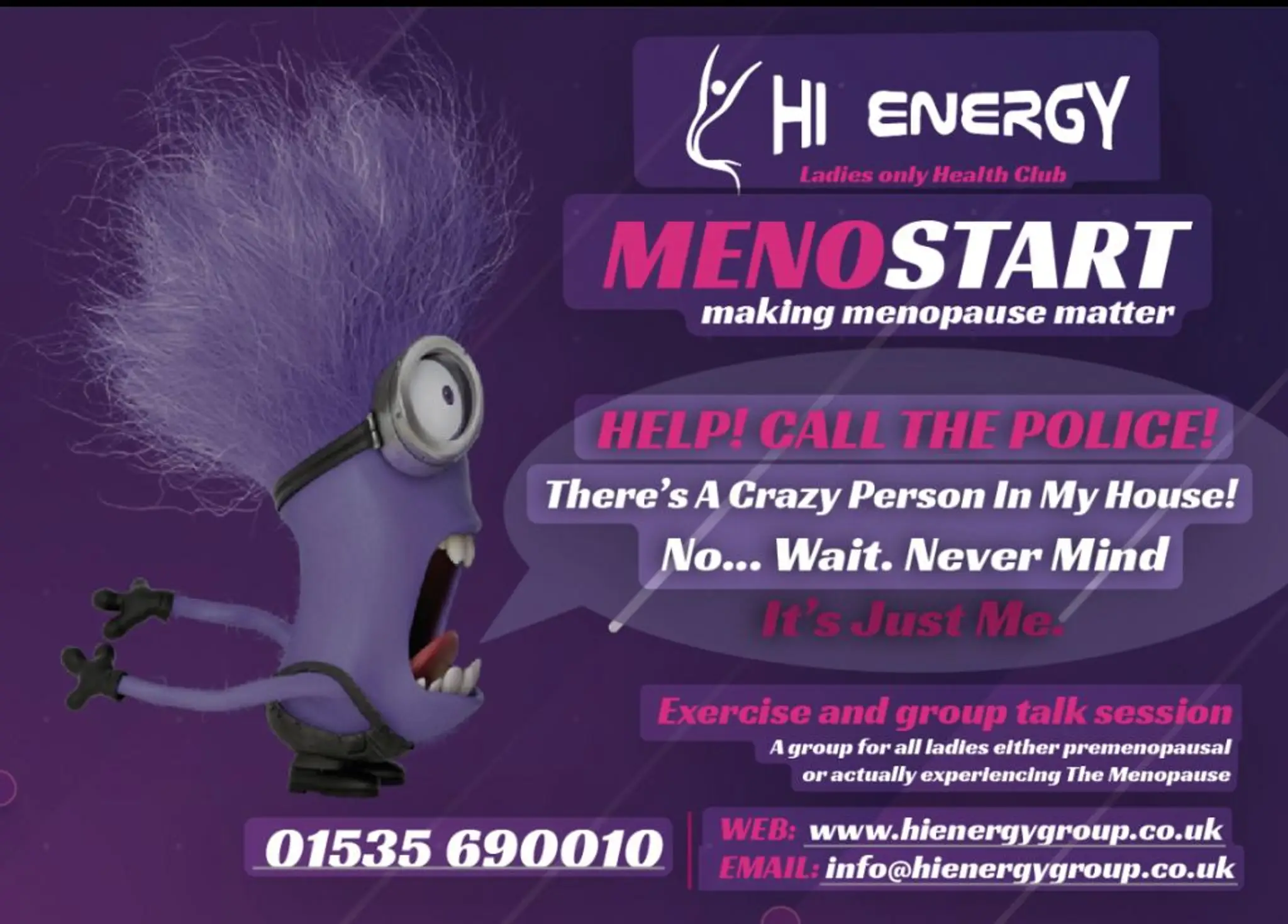 Hi-Energy Health Club exclusively Ladies only