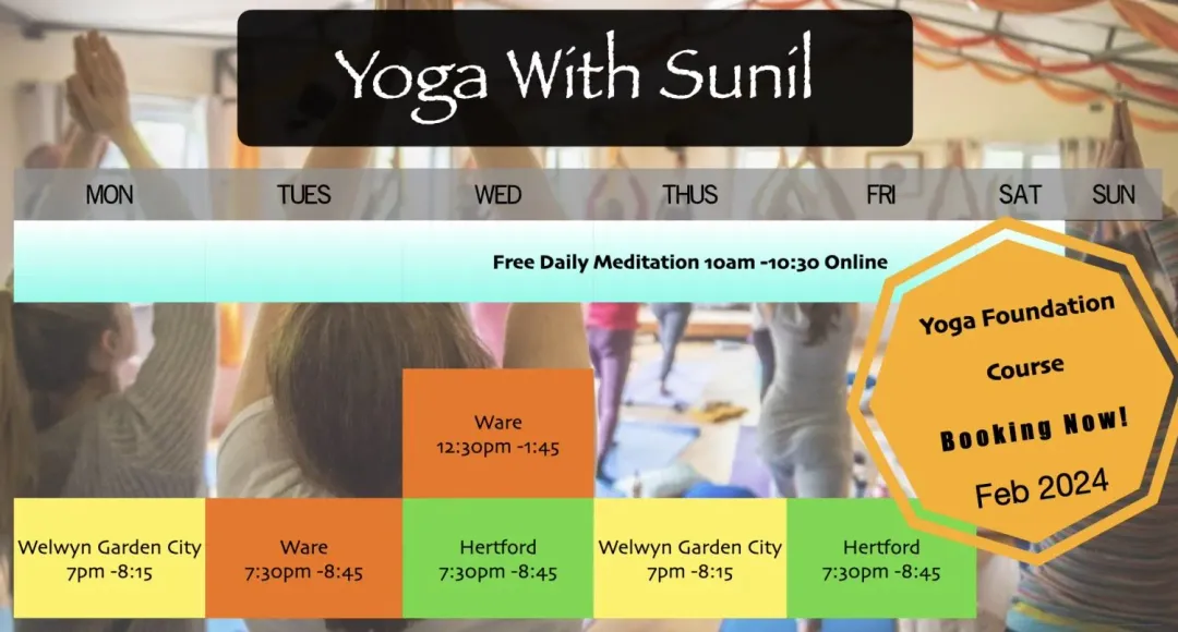 Yoga and Meditation Classes in Hertford