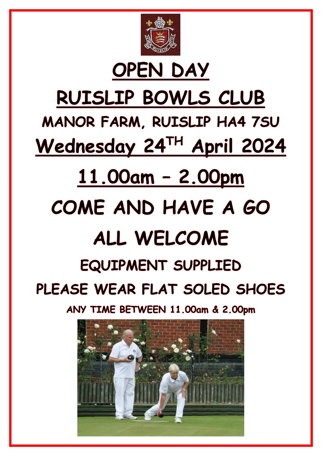 Ruislip Bowls Club Open Day