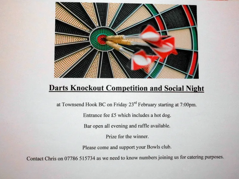Darts Knockout Competition