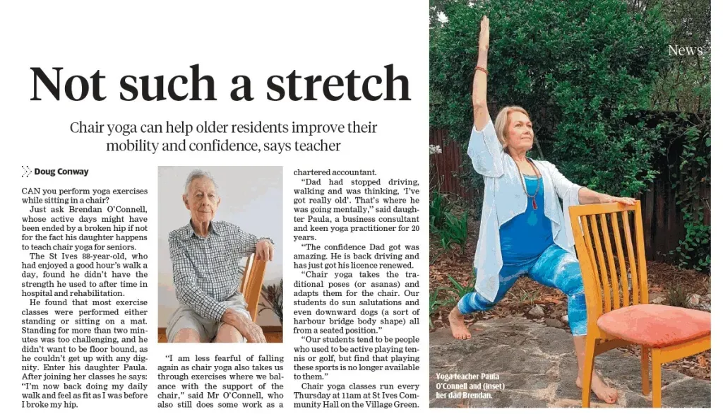 Chair Yoga for Seniors
