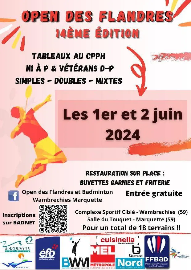 Tournoi de Badminton Amateur à La Chapelle d'Armentières