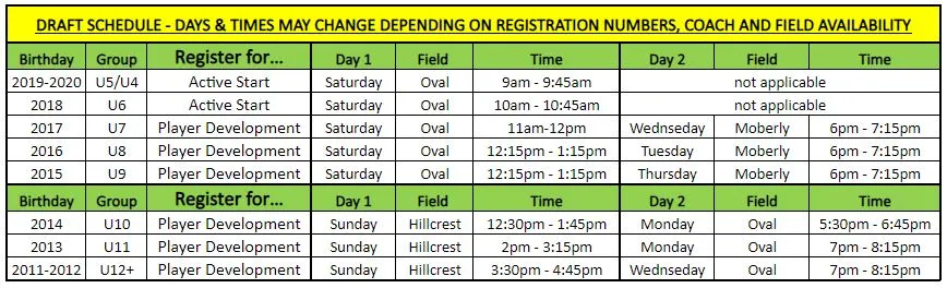 KYSA Spring Soccer