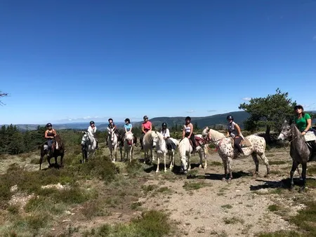 Compétition de TREC à Les Enganes, Fontvieille